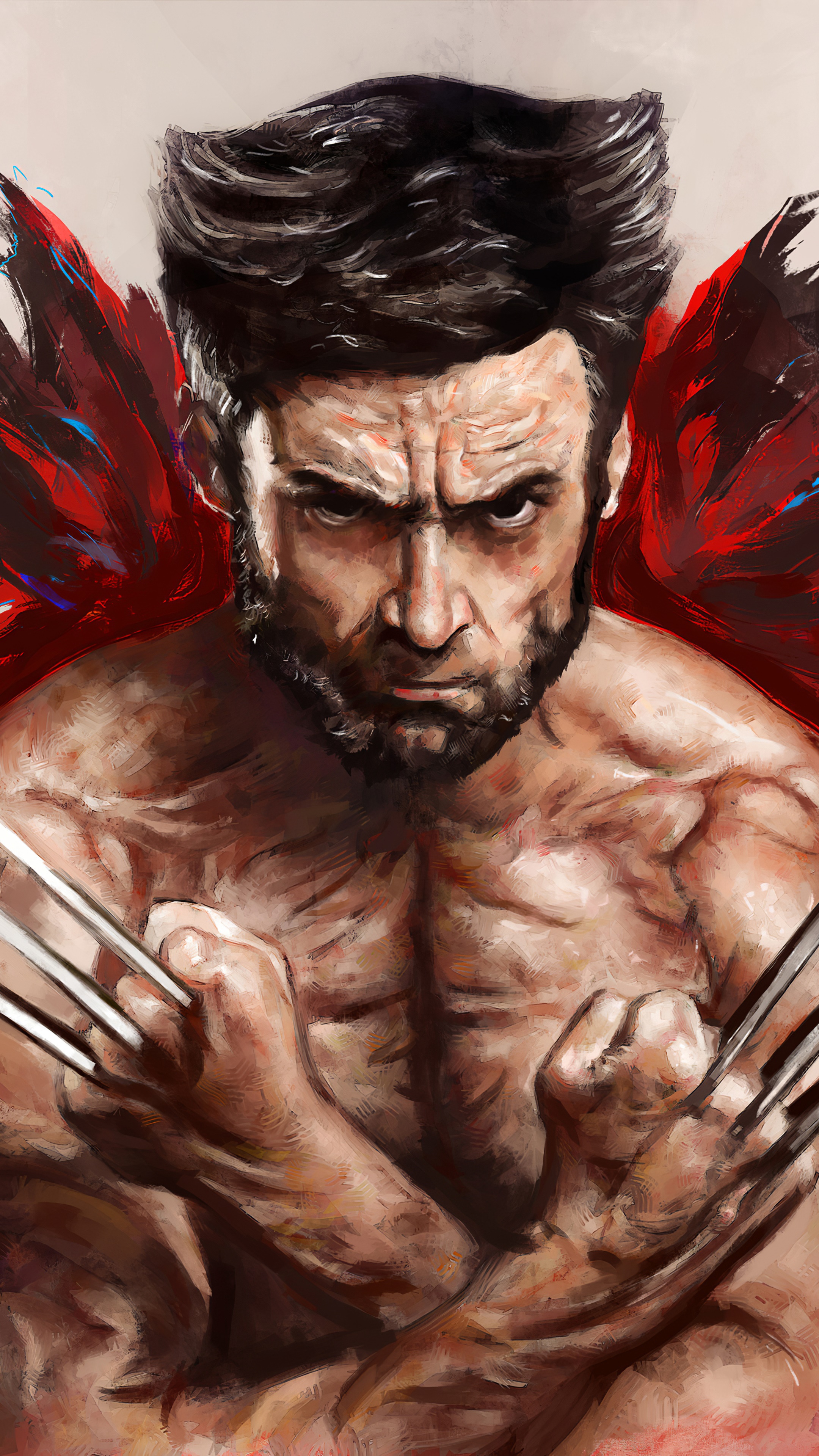 Wolverine artwork 4K HD Phone Wallpaper