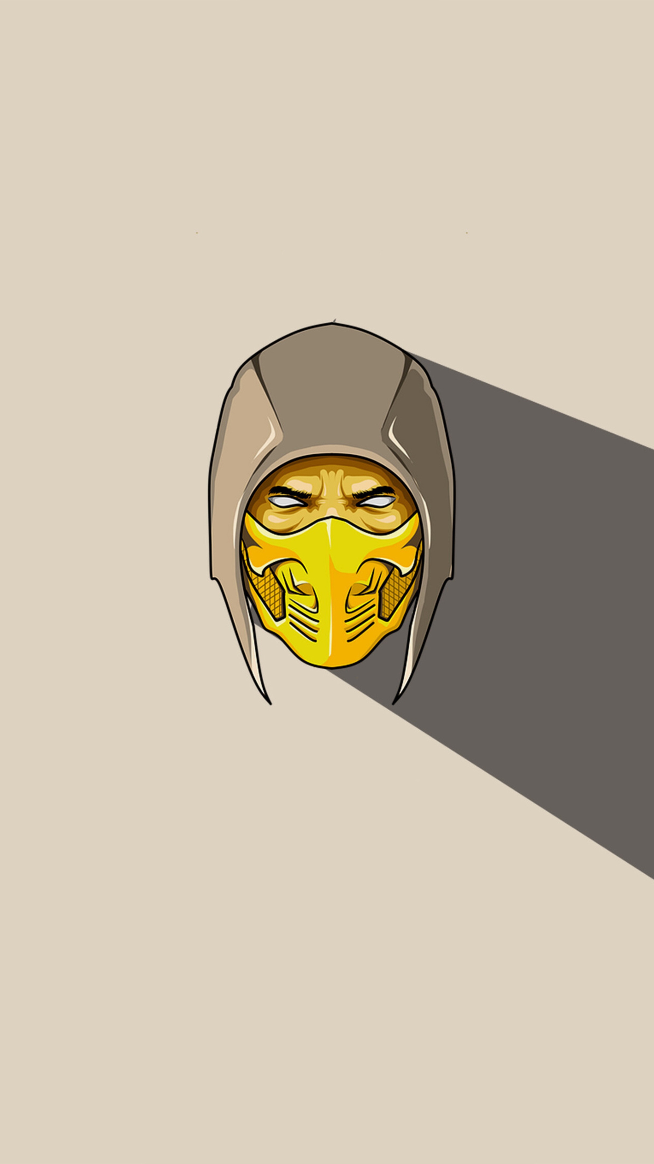 Scorpion from Mortal Kombat 4K HD Phone Wallpaper