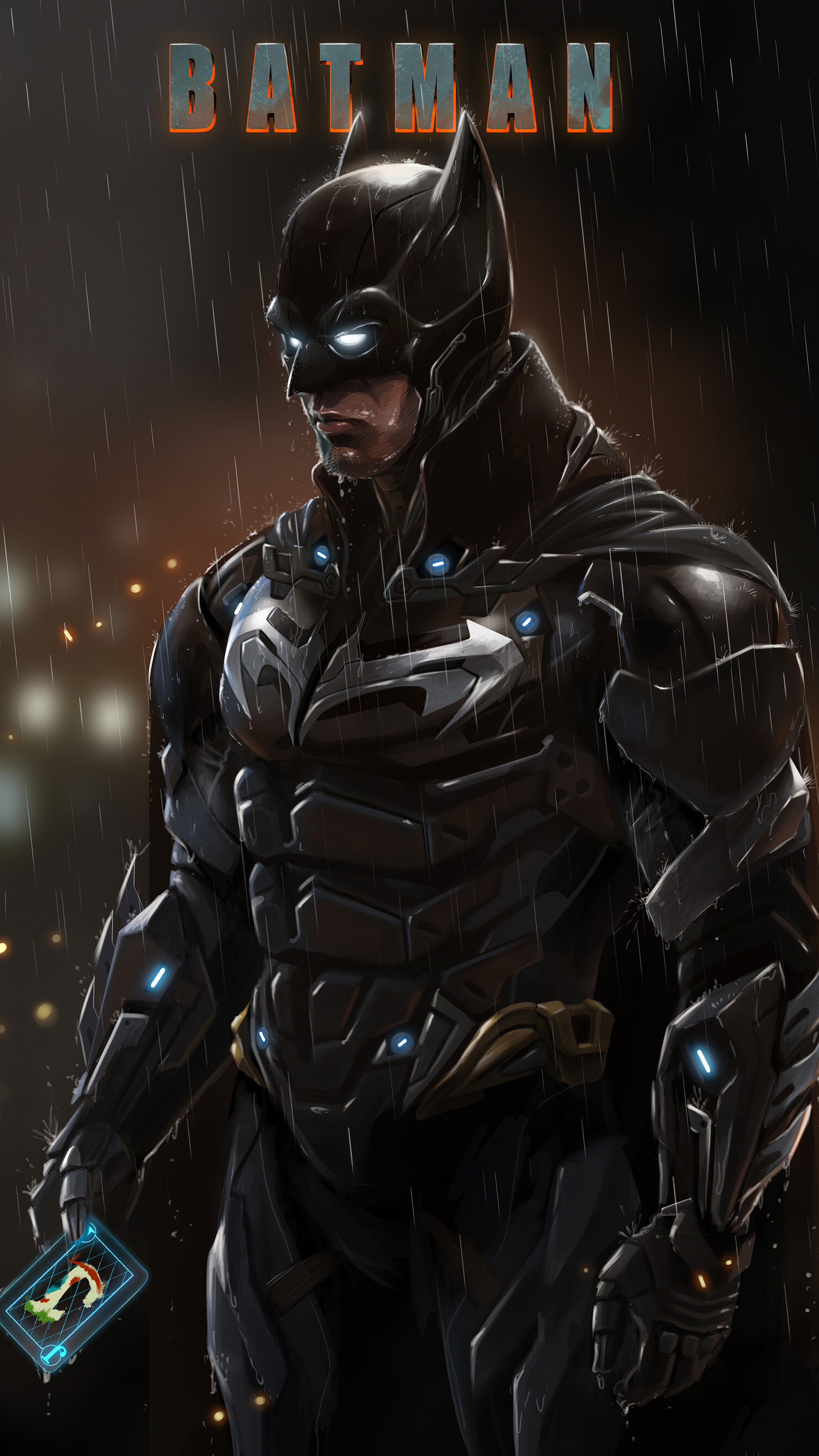 Batman from DC Comics HD Phone Wallpaper