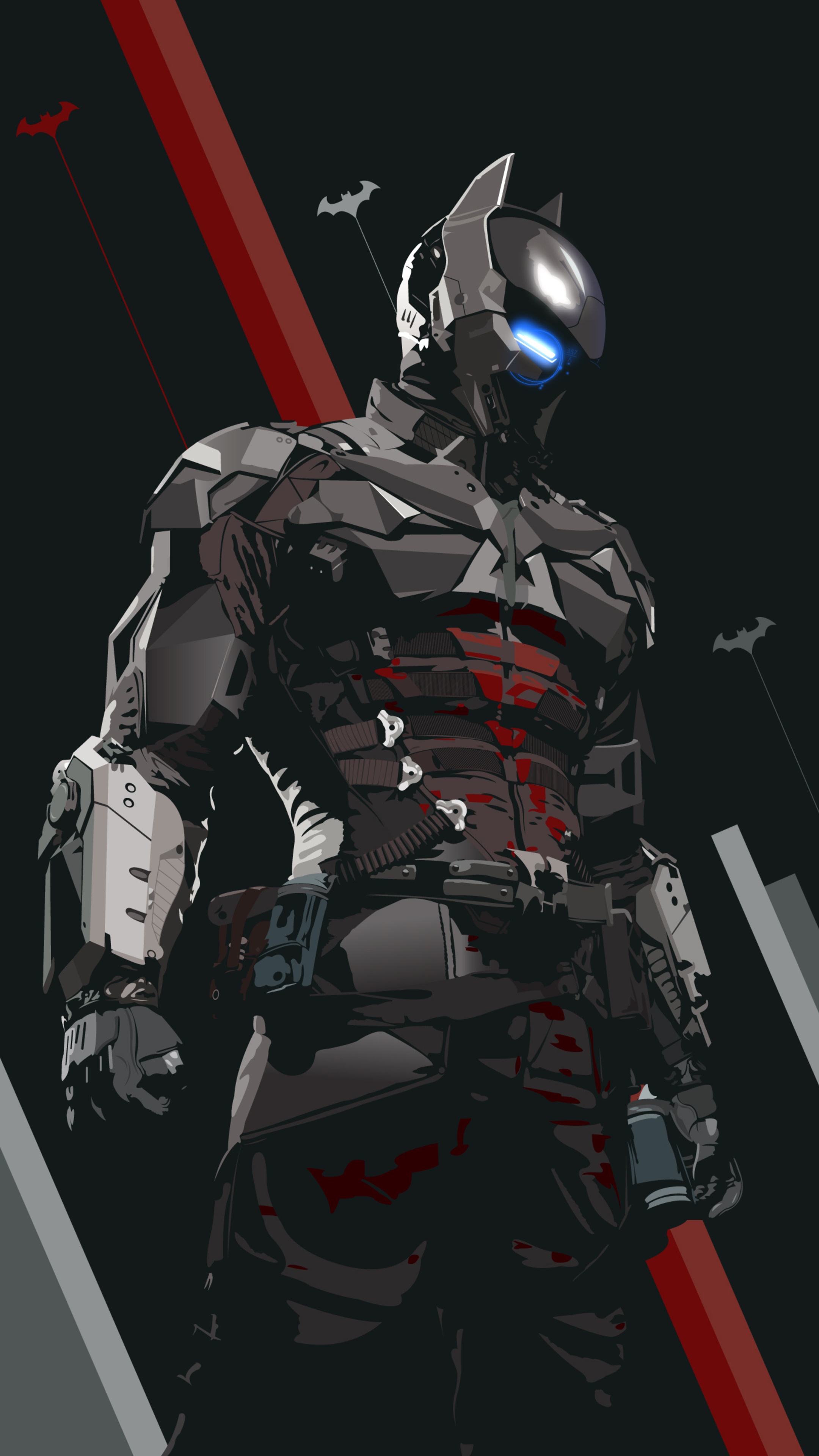 Batman from Arkham Knight Artwork HD Phone Wallpaper