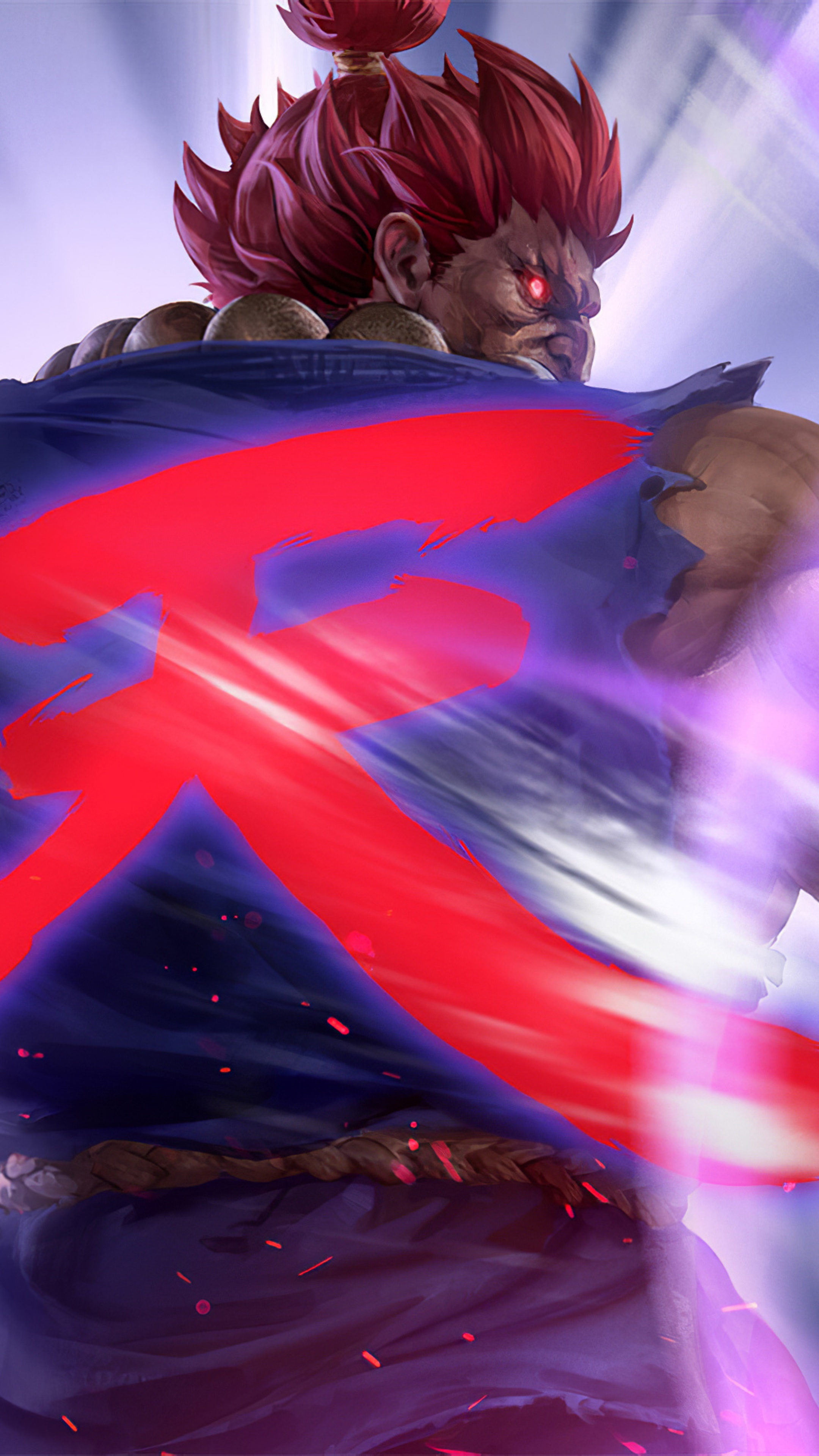 Akuma from Street Fighter V 4K HD Phone Wallpaper