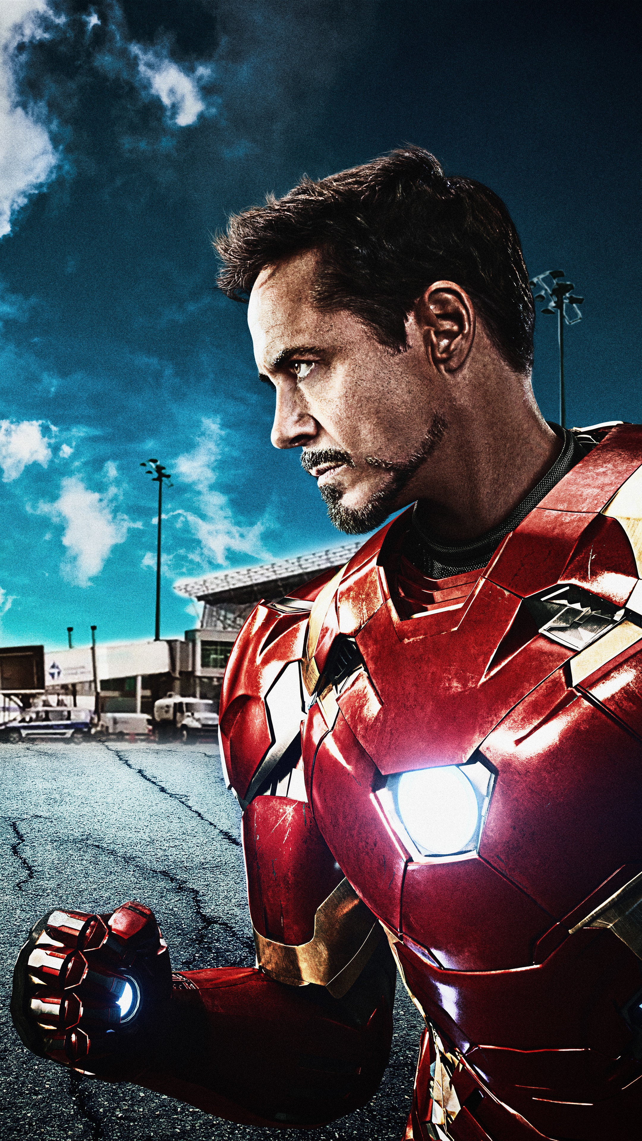 Iron Man from Captain America Civil War HD Phone Wallpaper