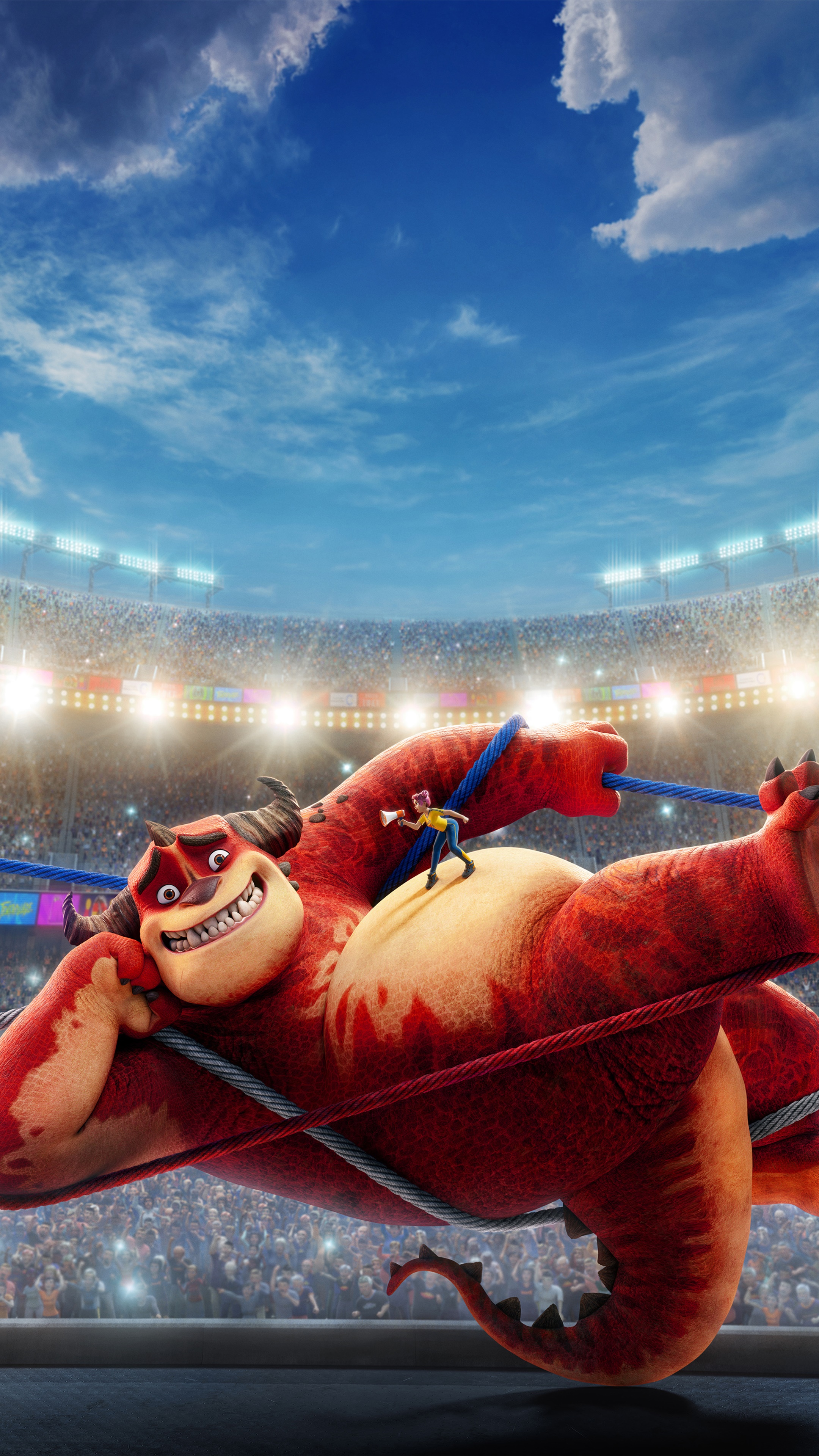Rumble 2021 animated movie poster HD Phone Wallpaper