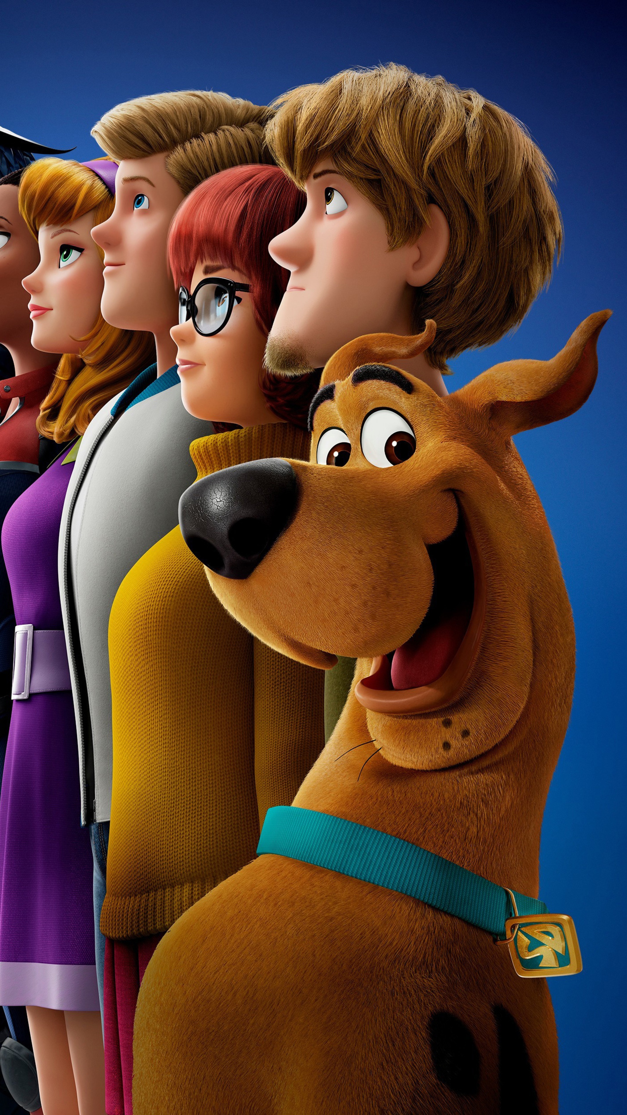 Scooby-Doo and the Mystery Inc. gang HD Phone Wallpaper
