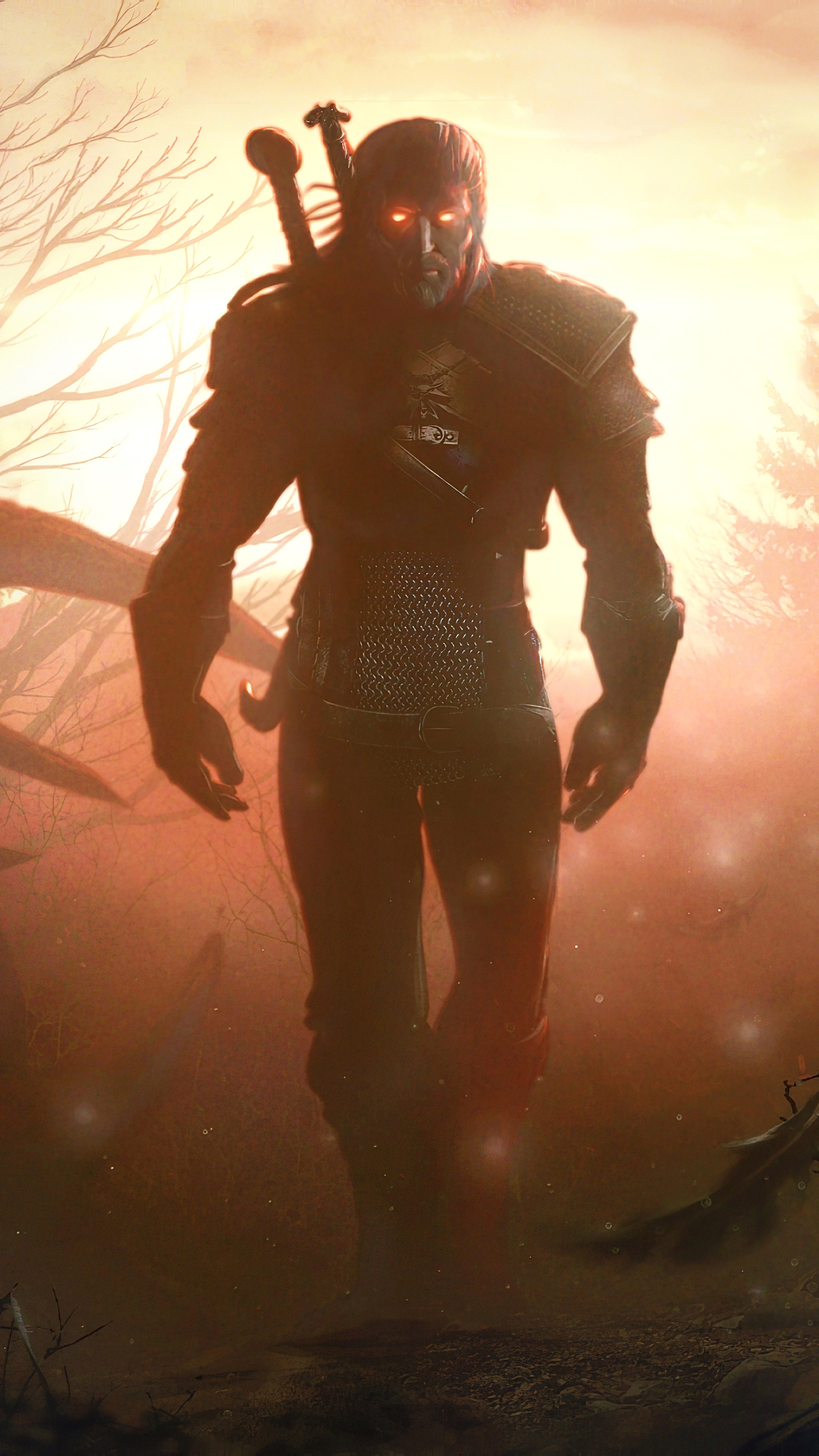 Geralt of Rivia from The Witcher 4K HD Phone Wallpaper