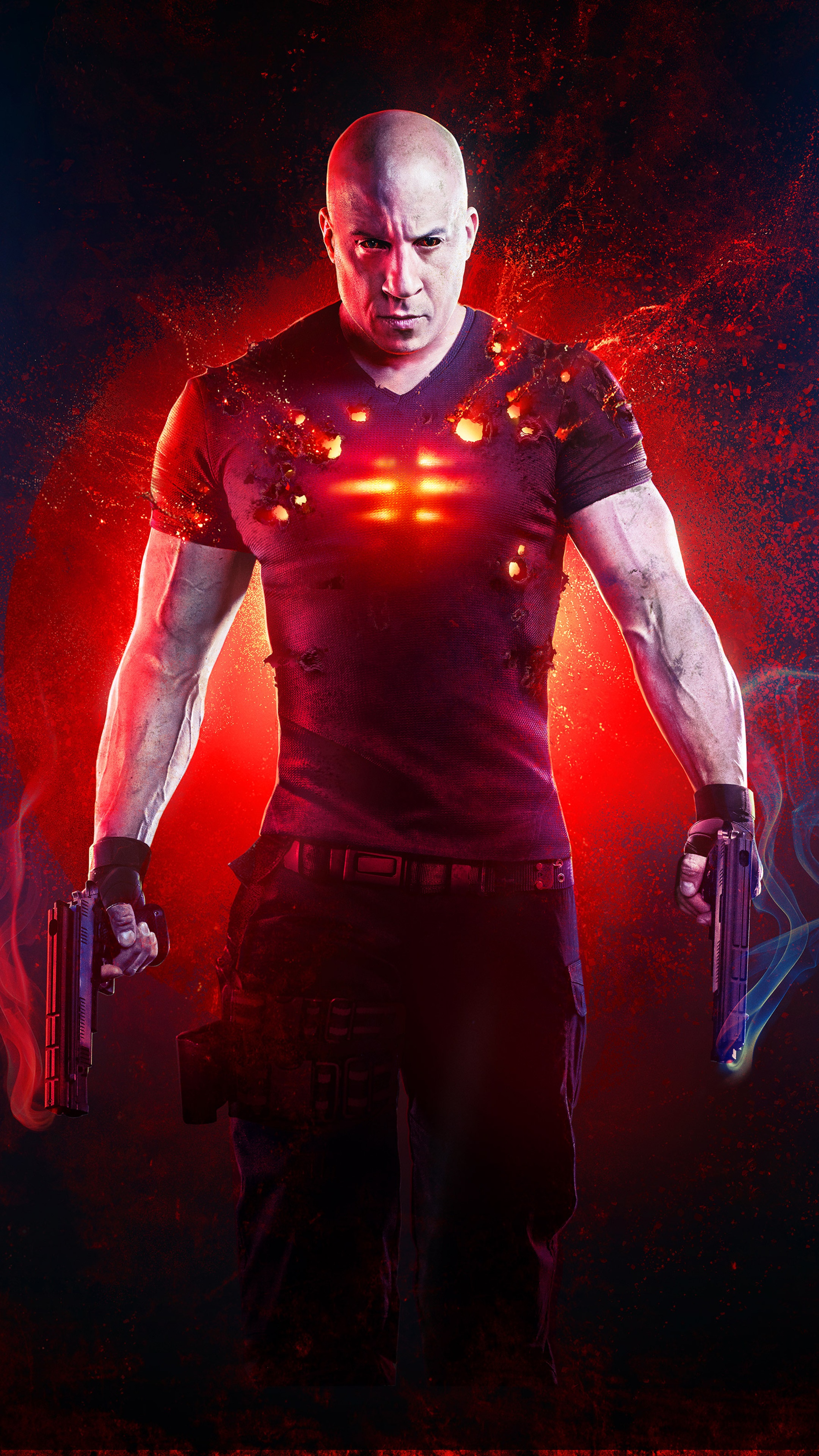 Vin Diesel as Bloodshot in Bloodshot 4K HD Phone Wallpaper
