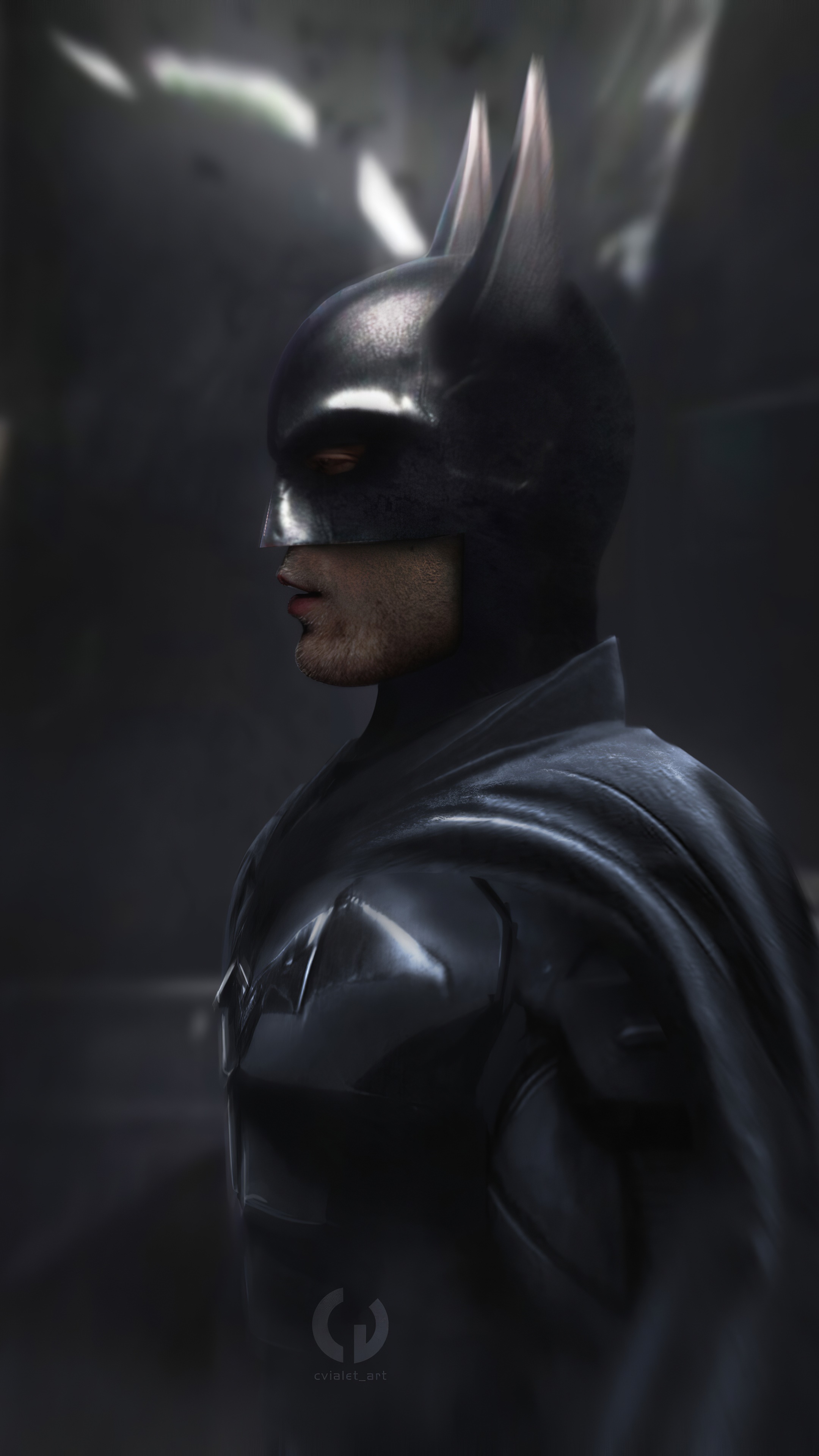 Batman from DC Comics artwork HD Phone Wallpaper