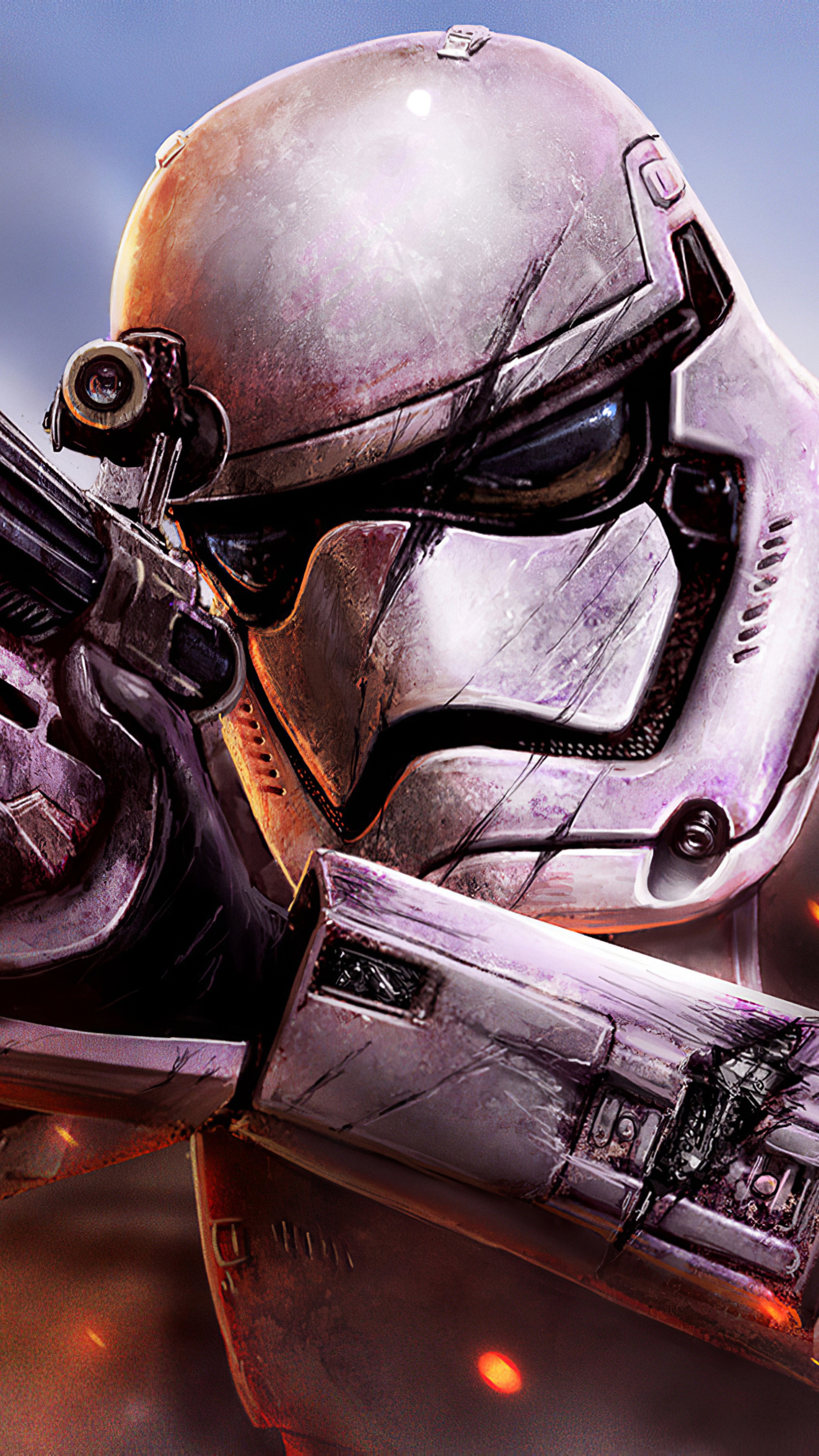Stormtrooper from Star Wars Battlefront 2 HD Phone Wallpaper