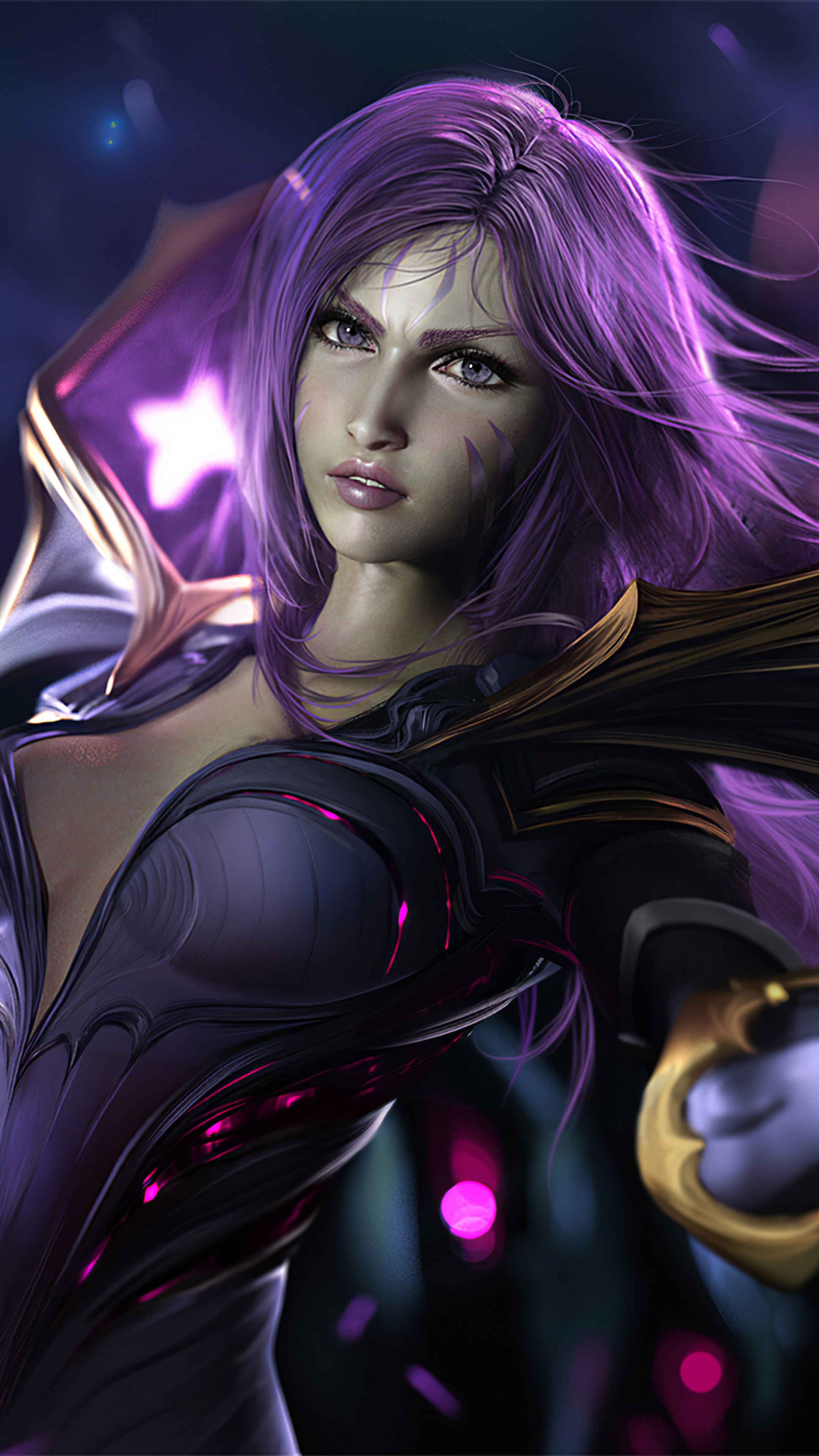 Kai'Sa from League of Legends 4K HD Phone Wallpaper