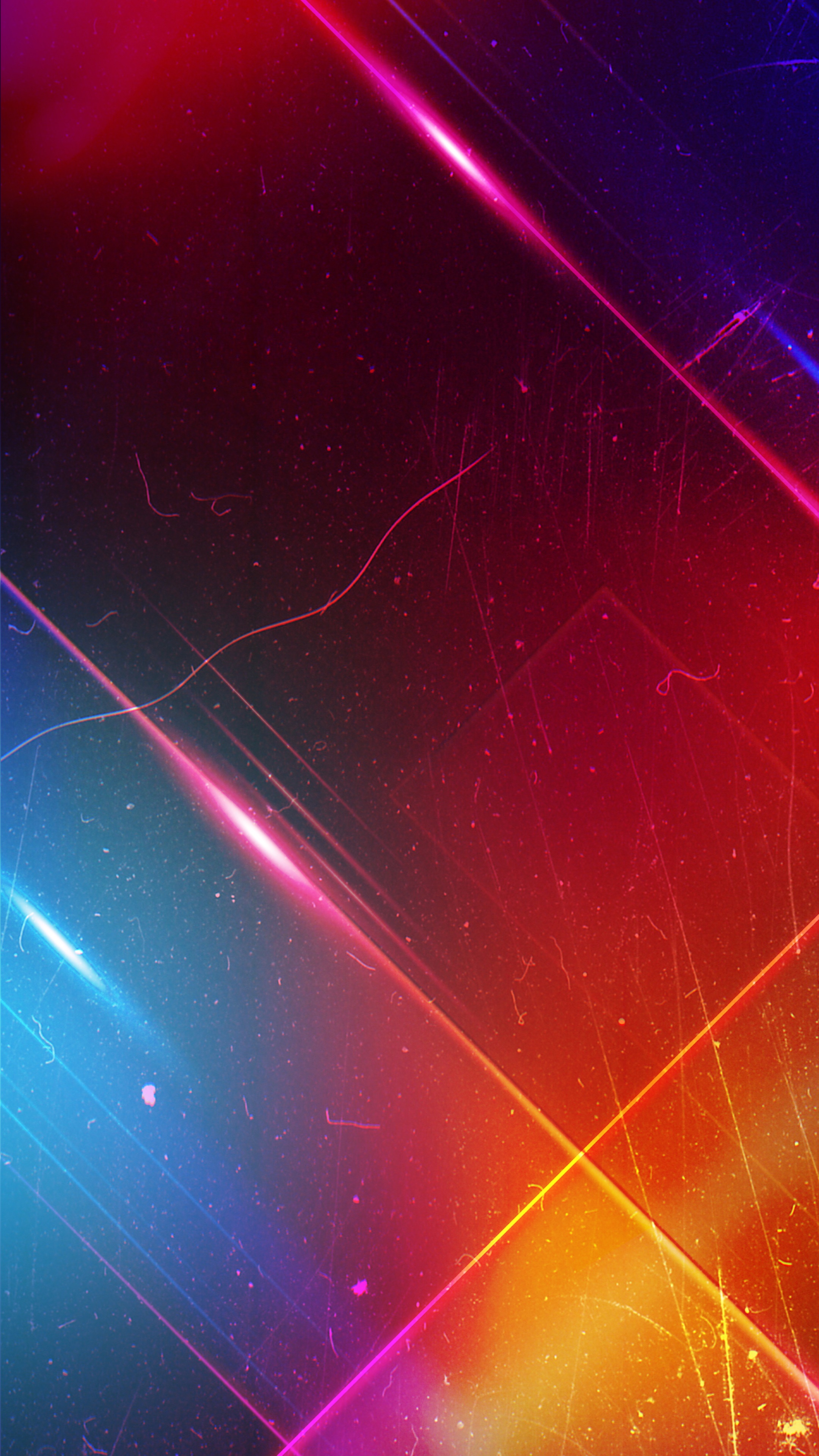 Abstract digital art with colorful light streaks HD Phone Wallpaper
