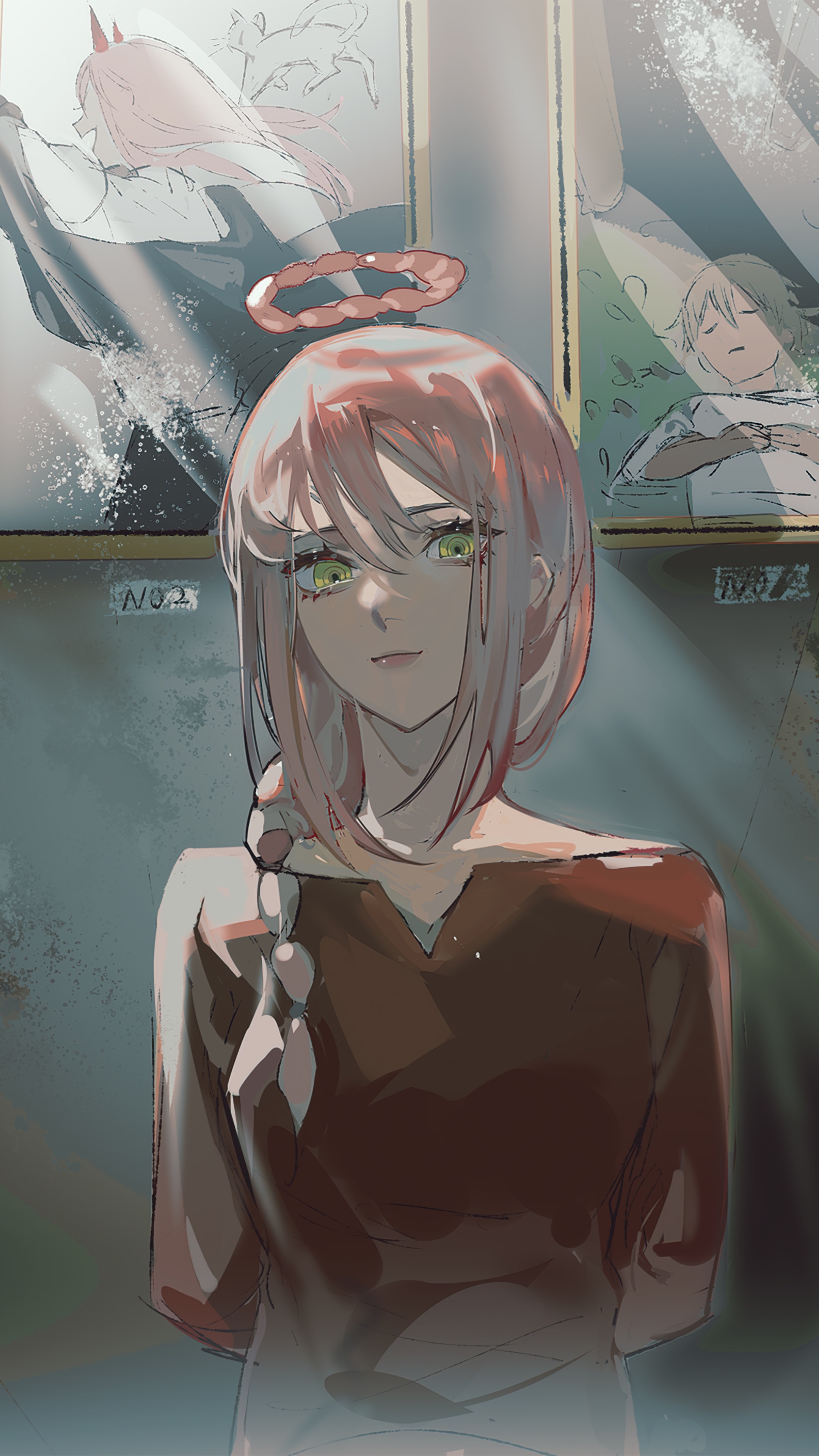 Makima from Chainsaw Man 4K HD Phone Wallpaper