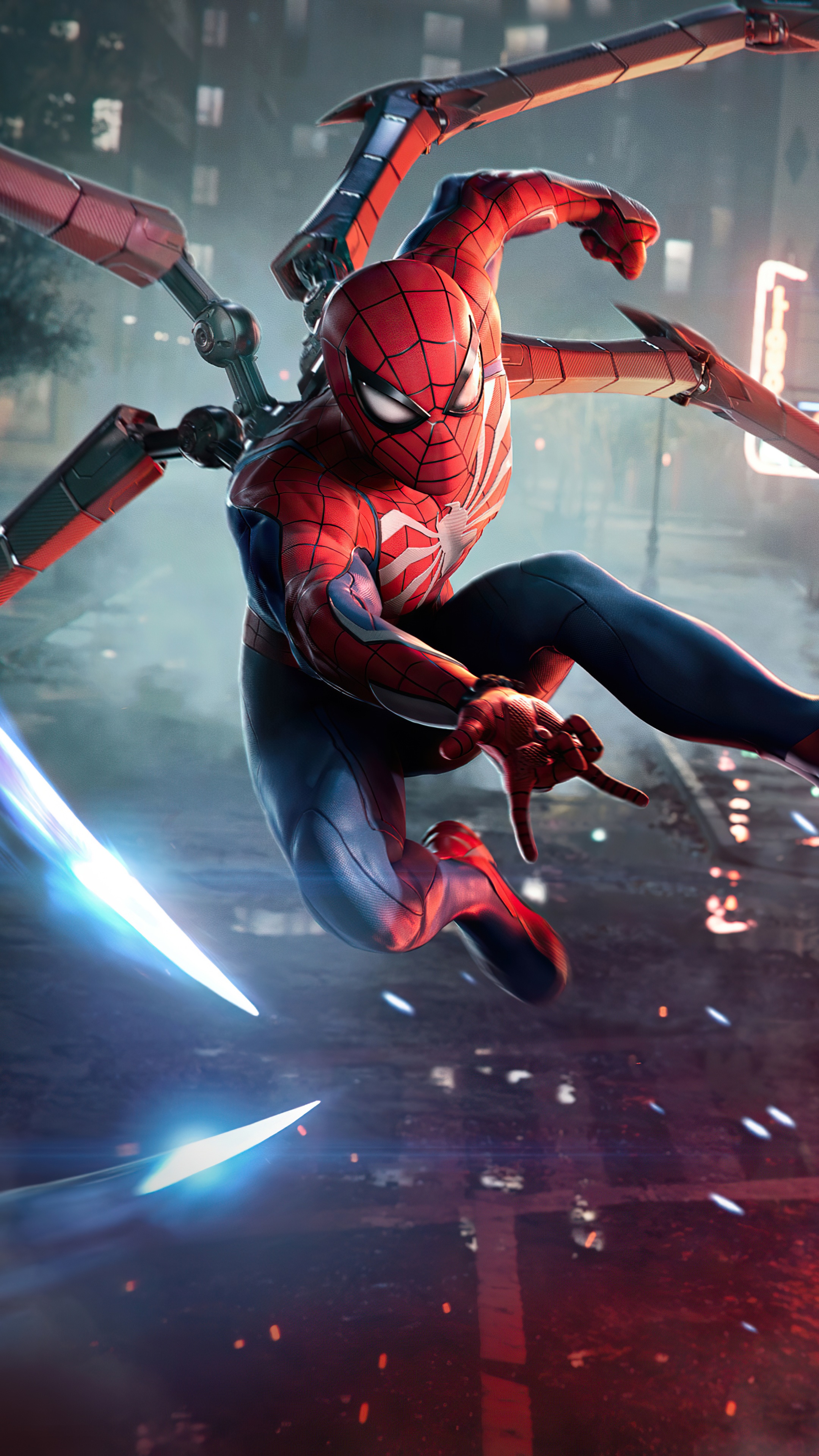 Spider-Man from Marvel's Spider-Man 2 HD Phone Wallpaper
