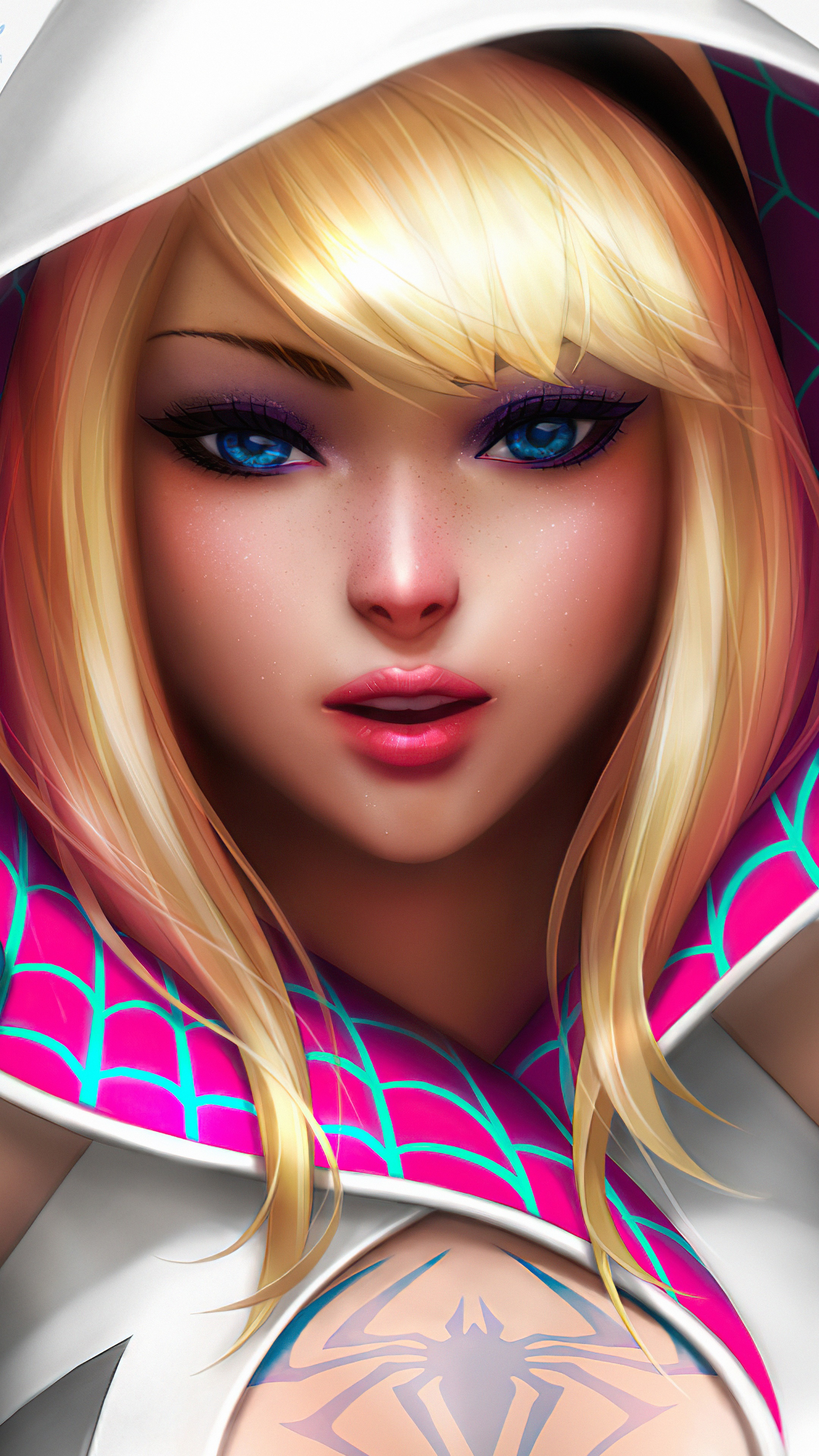 Gwen Stacy Spider-Gwen Artwork HD Phone Wallpaper