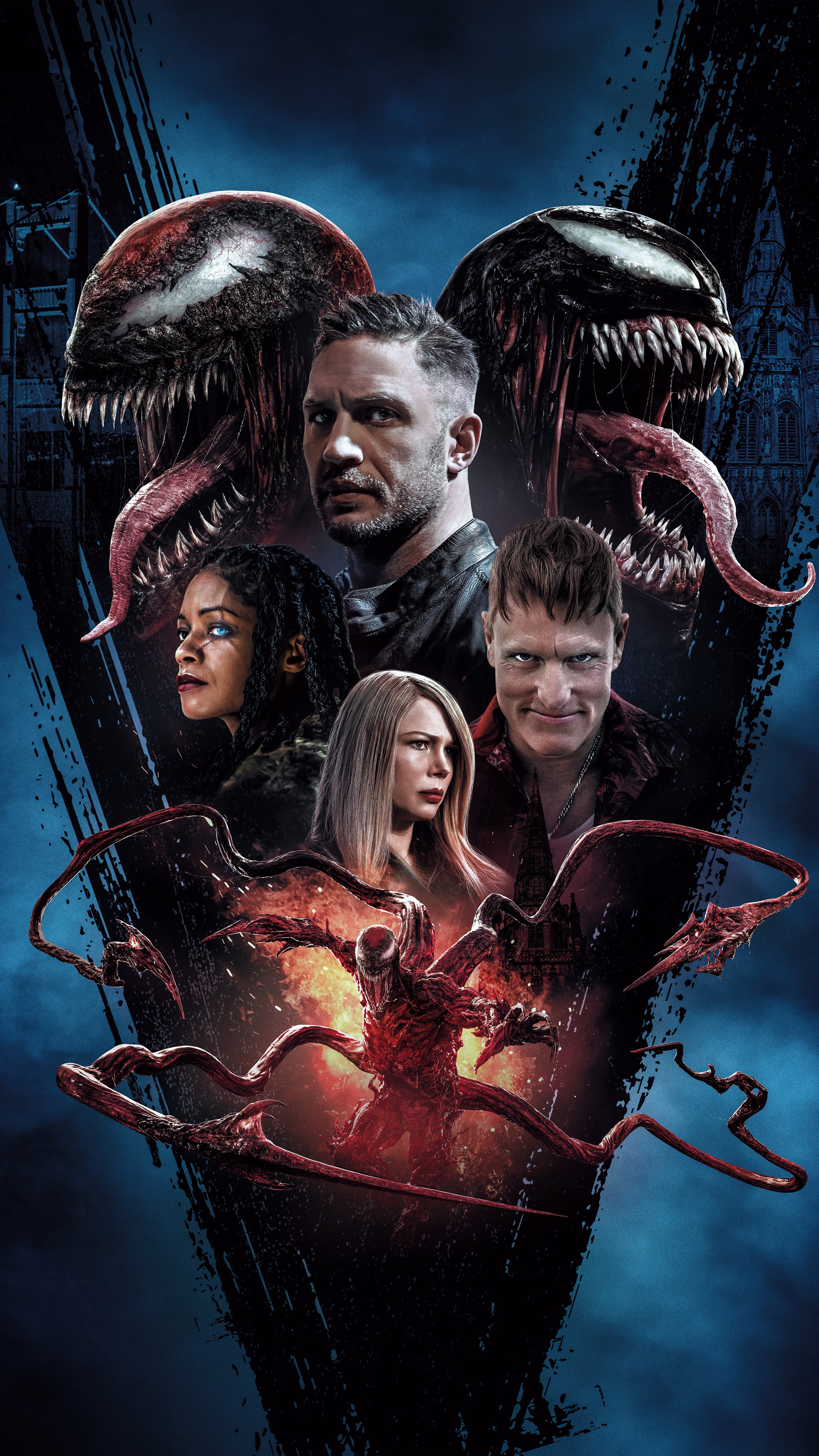 Venom: Let There Be Carnage movie poster HD Phone Wallpaper