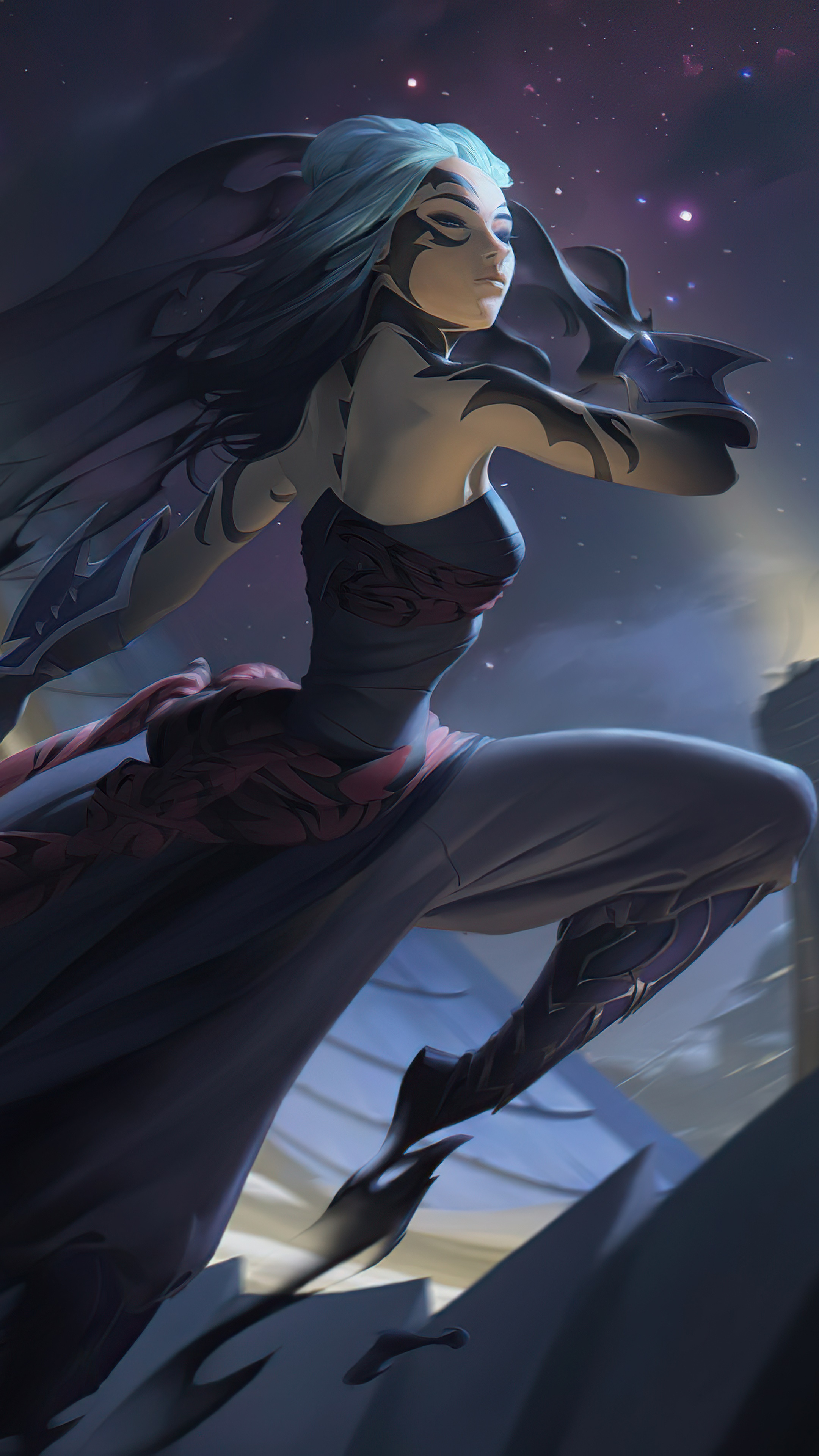 Katarina from Legends of Runeterra HD Phone Wallpaper