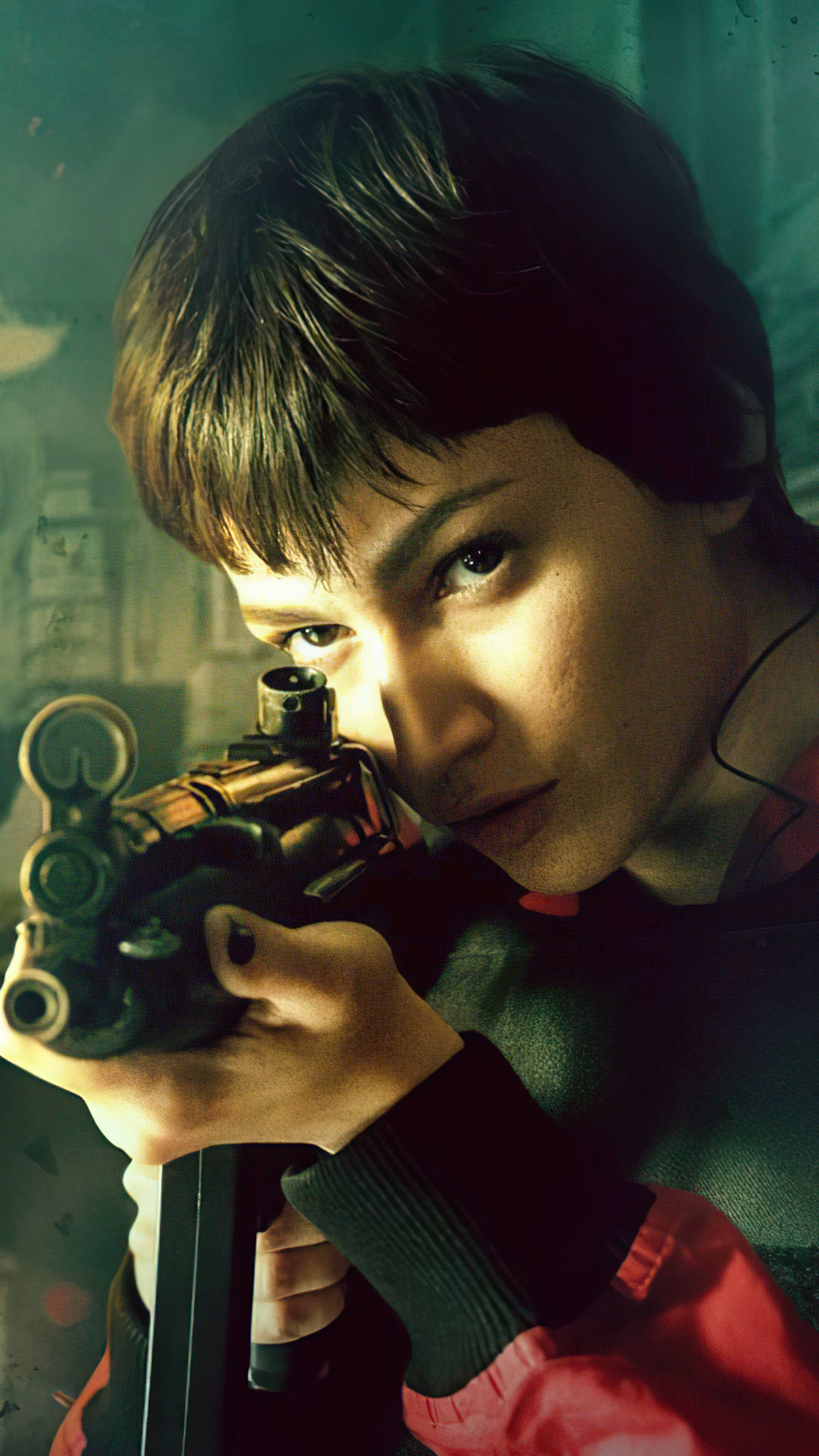 Tokyo from La Casa de Papel with a gun HD Phone Wallpaper