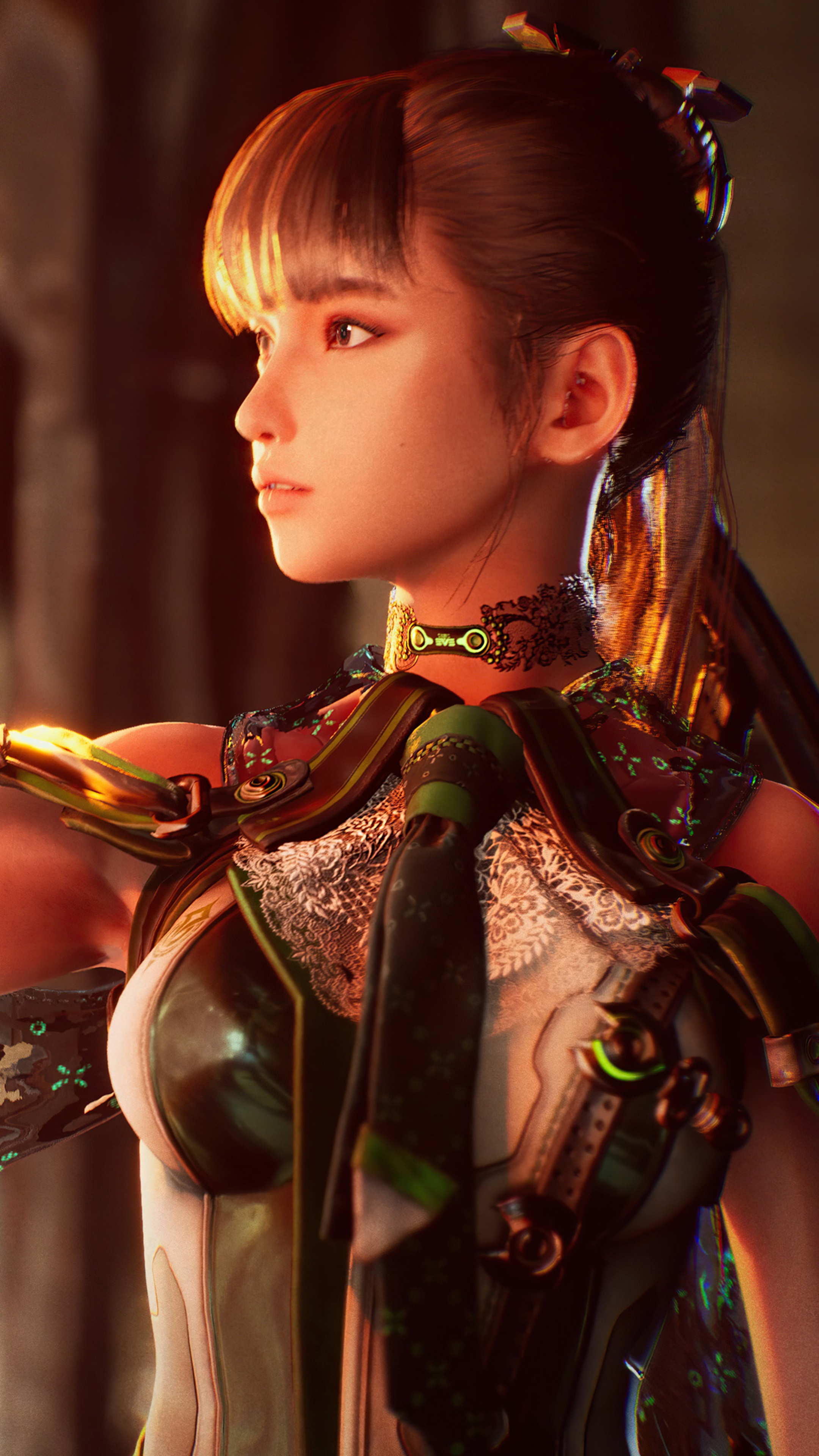 EVE character in futuristic armor HD Phone Wallpaper