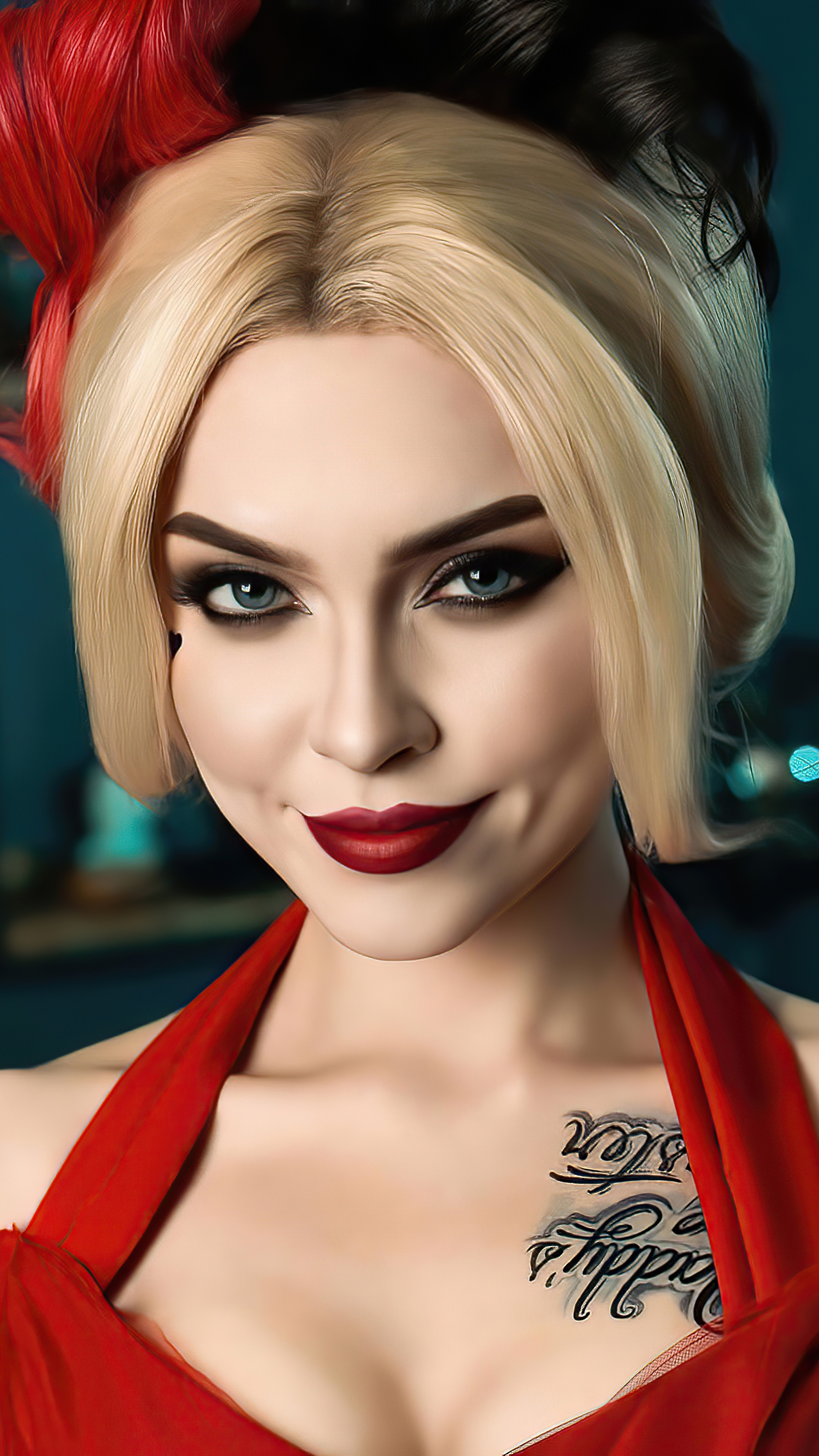 Harley Quinn cosplay 4K HD Phone Wallpaper