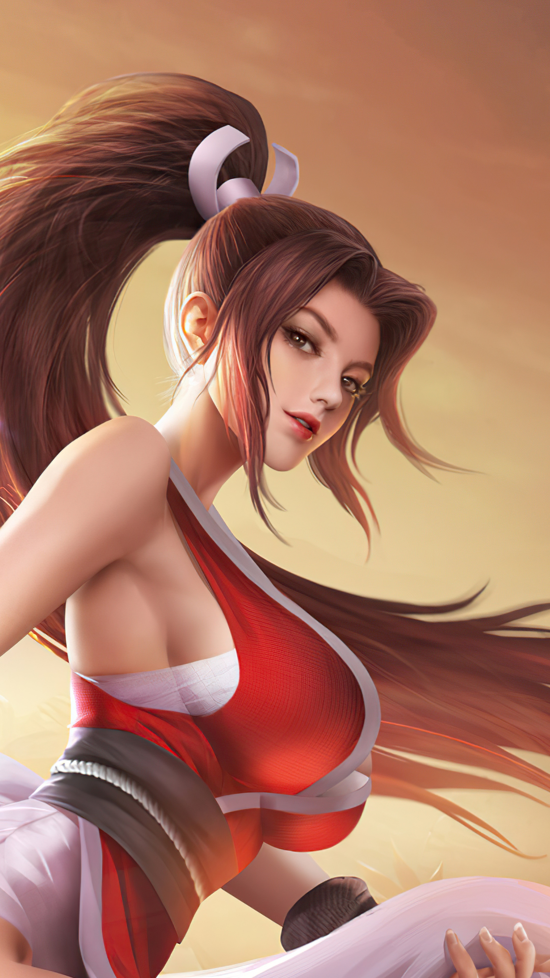 Mai Shiranui from The King of Fighters HD Phone Wallpaper