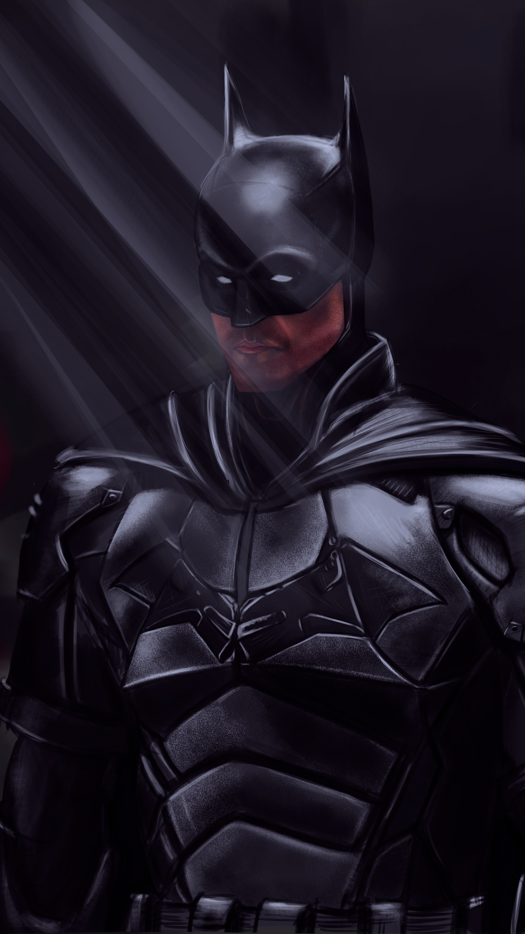 Batman artwork by an artist on Artstation HD Phone Wallpaper