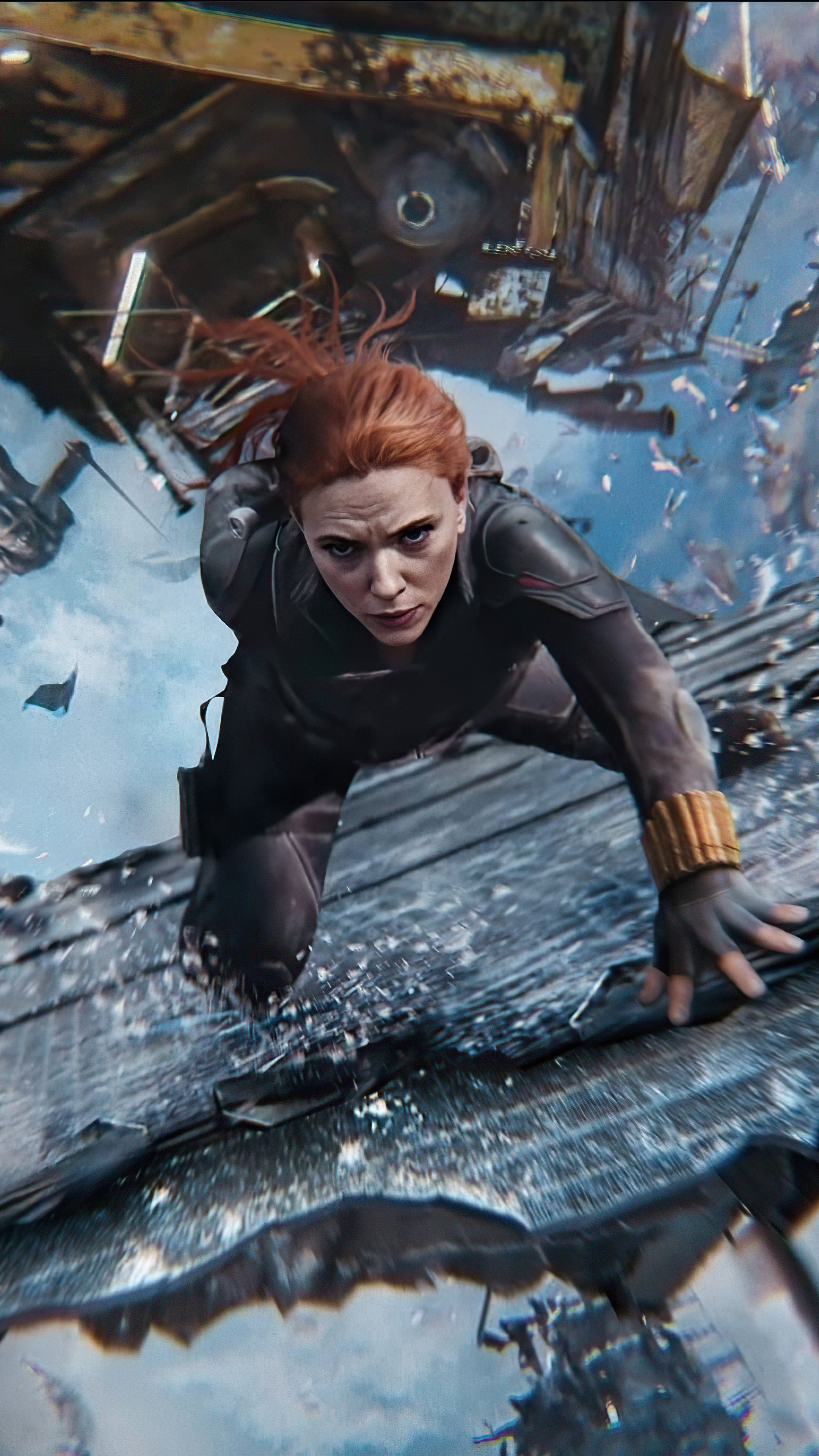 Black Widow from Marvel Cinematic Universe HD Phone Wallpaper