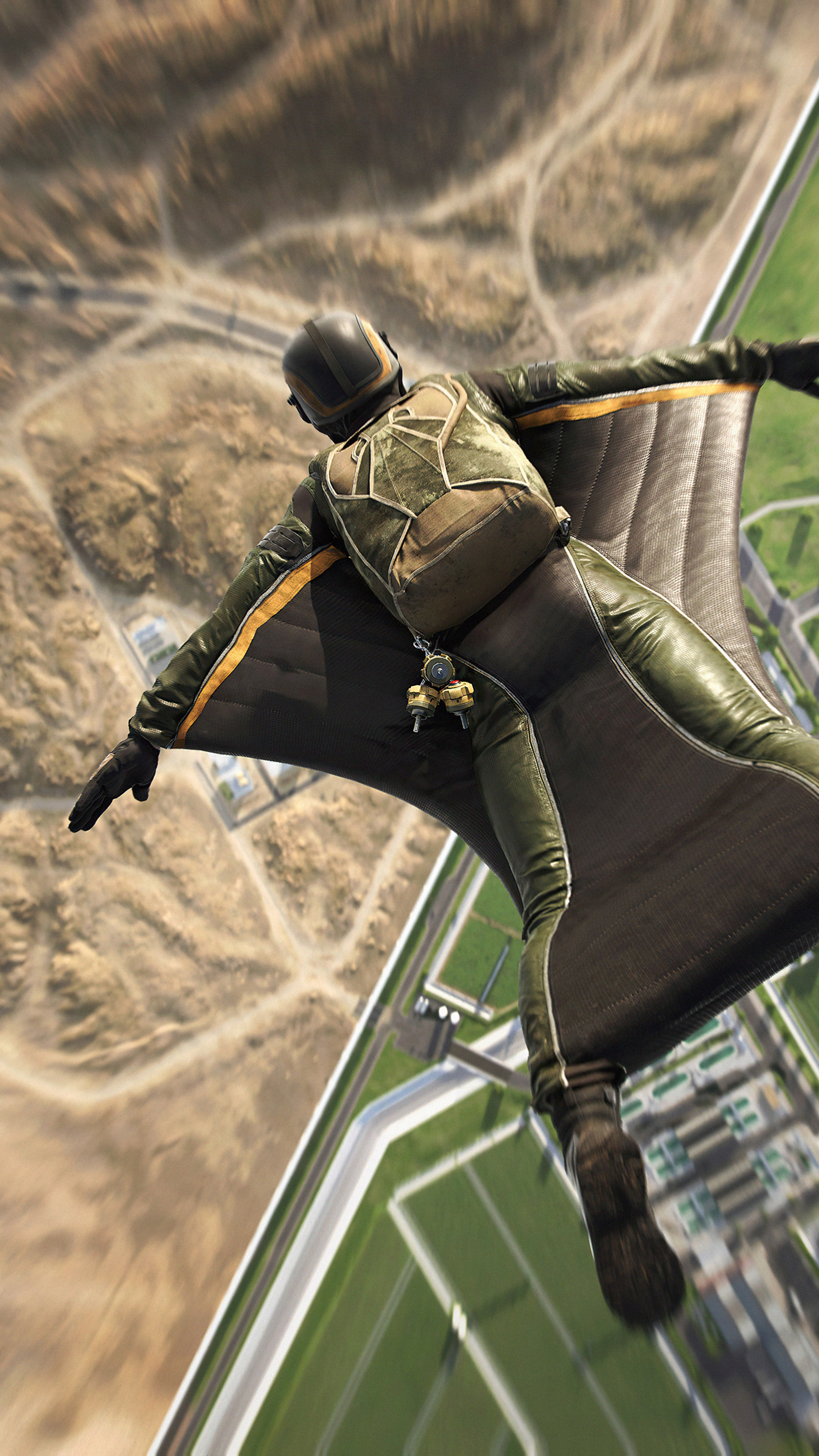 Battlefield 2042 wingsuit gameplay HD Phone Wallpaper