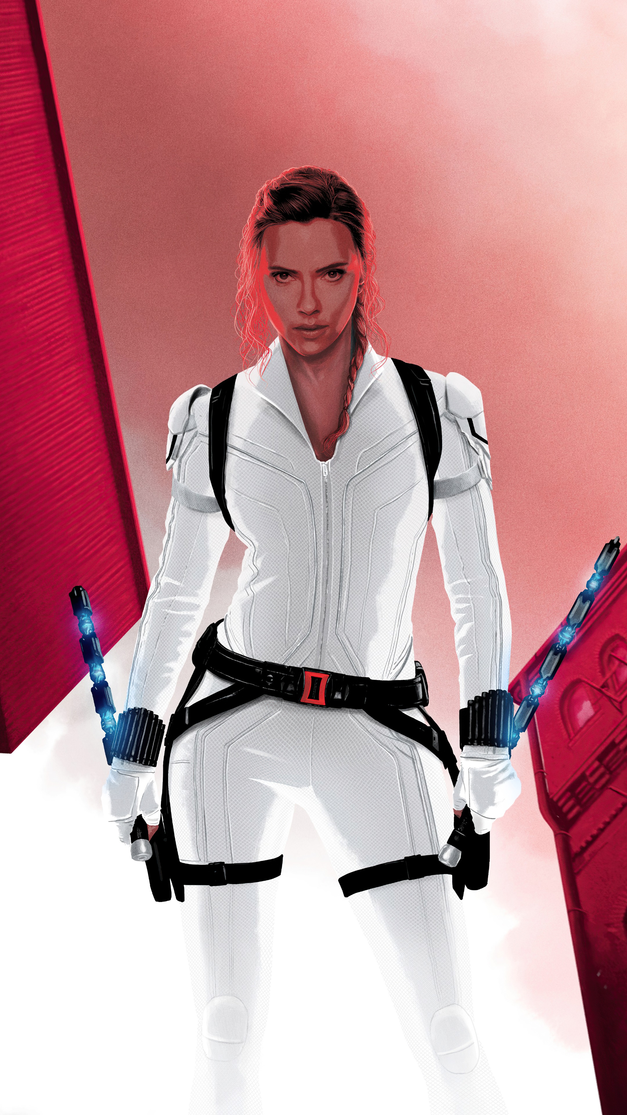 Black Widow from Marvel Cinematic Universe HD Phone Wallpaper