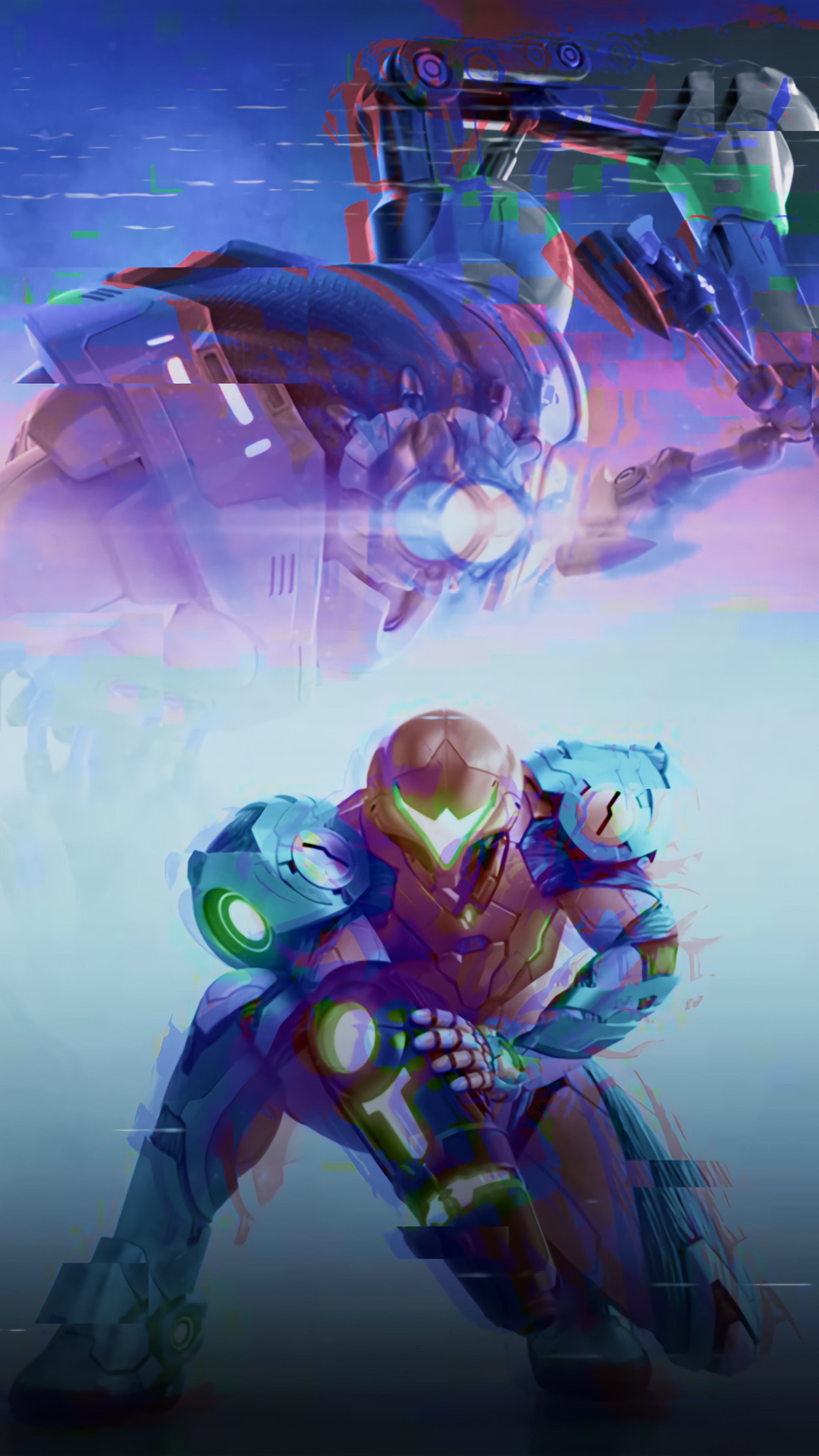 Samus Aran from Metroid Dread 4K HD Phone Wallpaper