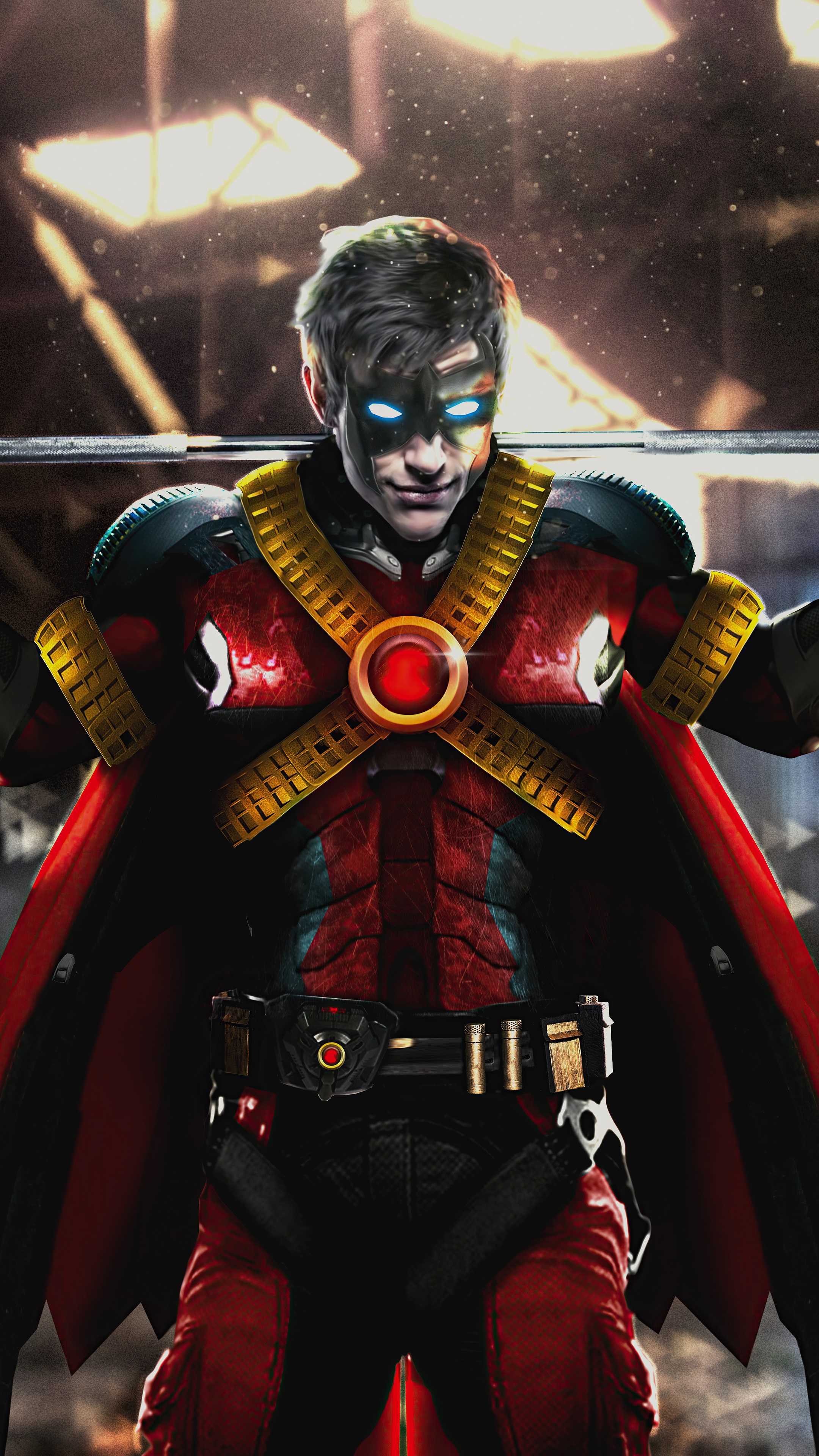 Robin from DC Comics digital art HD Phone Wallpaper