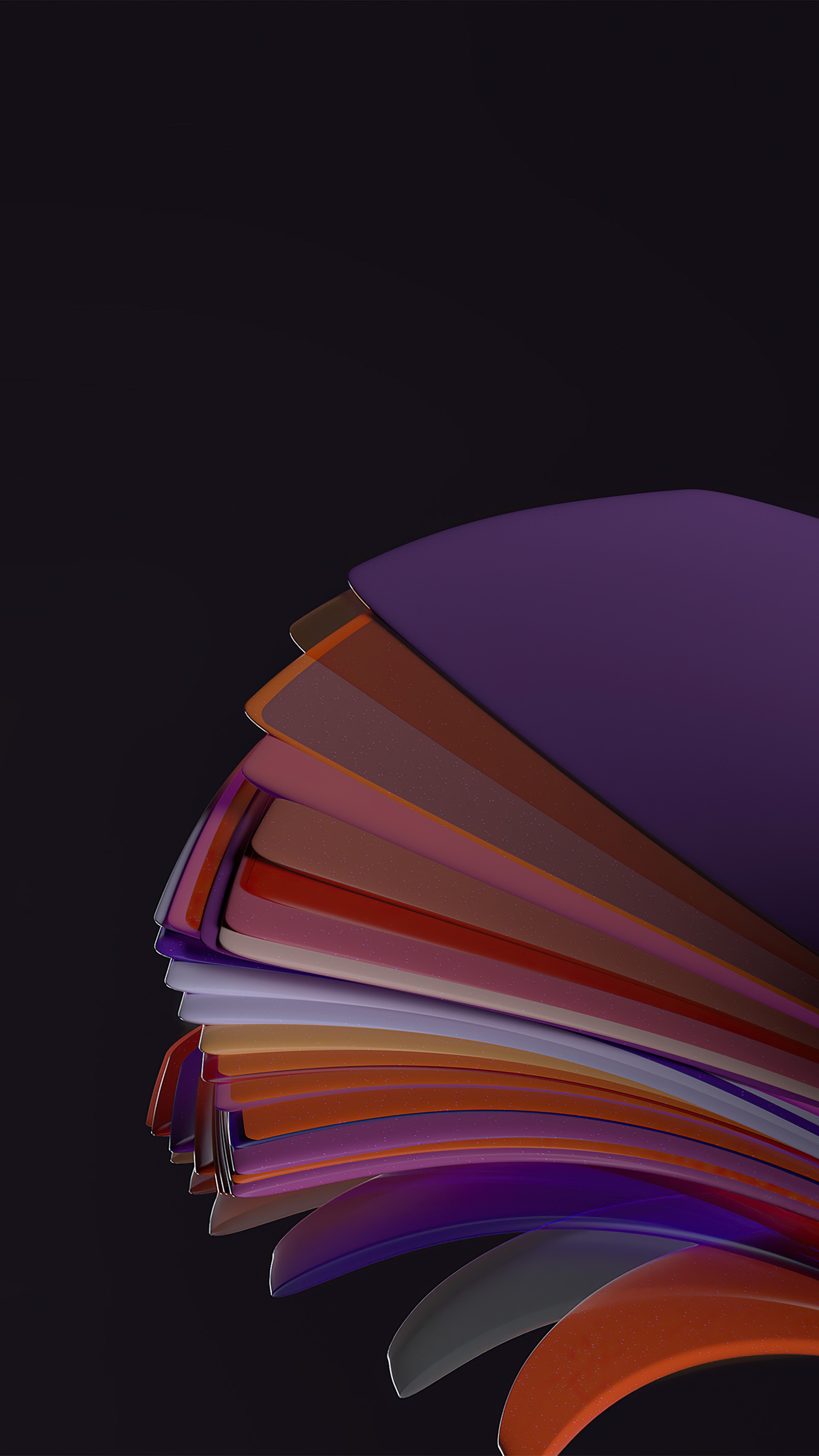 Windows 11 abstract colorful layered design HD Phone Wallpaper