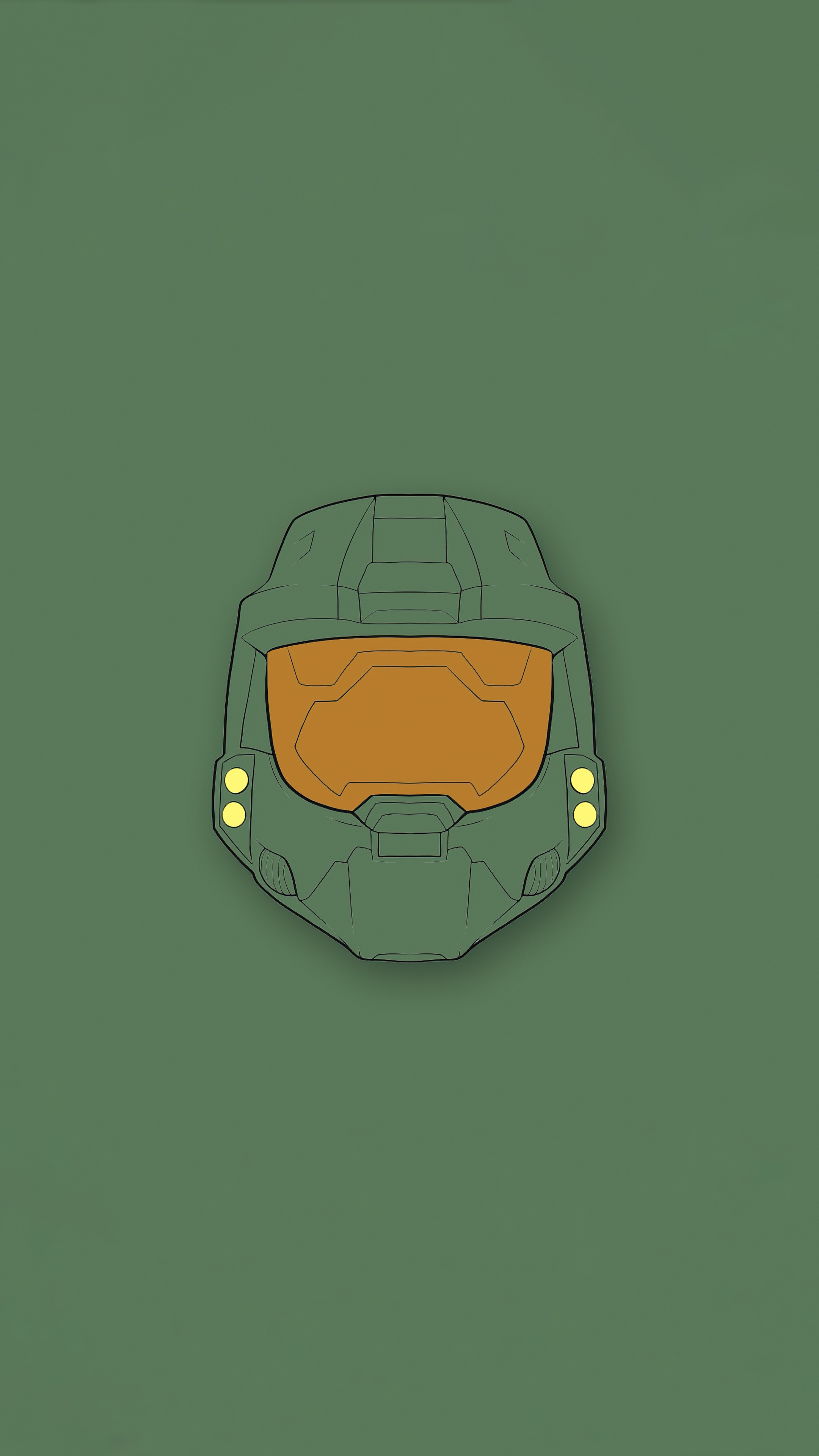 Master Chief helmet from Halo 4K HD Phone Wallpaper
