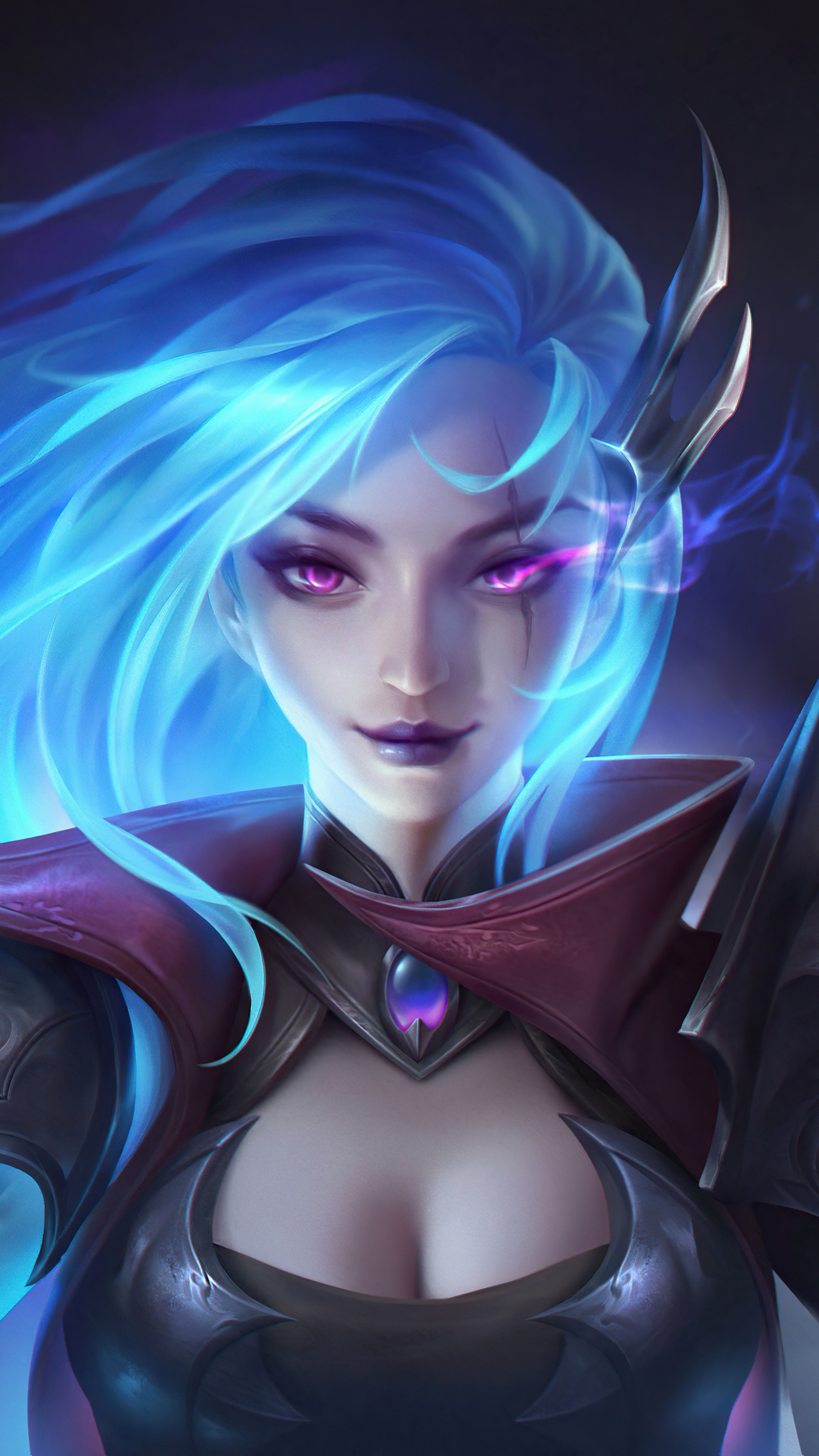 K/DA All Out Seraphine from League of Legends HD Phone Wallpaper