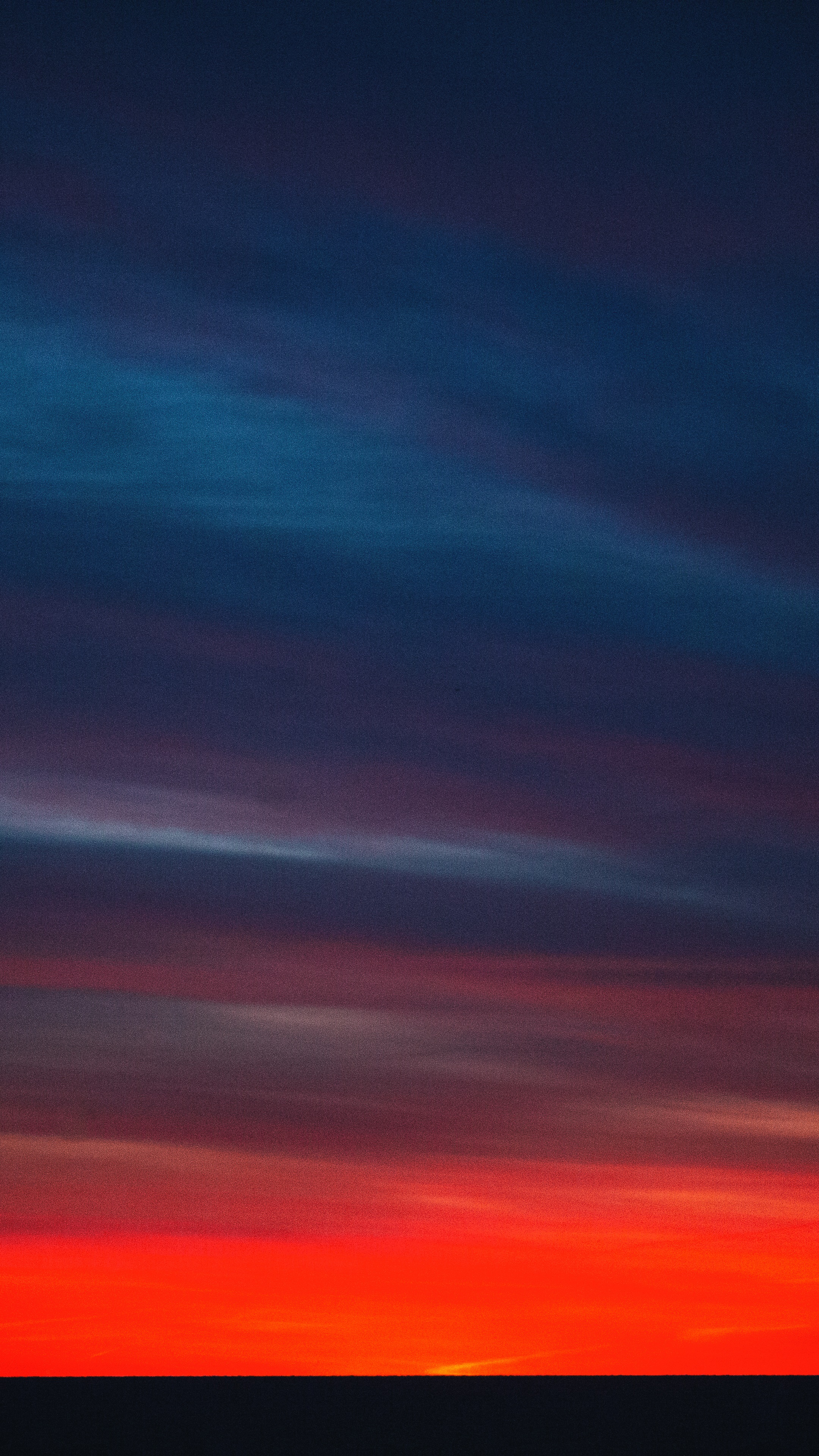 Sunset with colorful clouds HD Phone Wallpaper