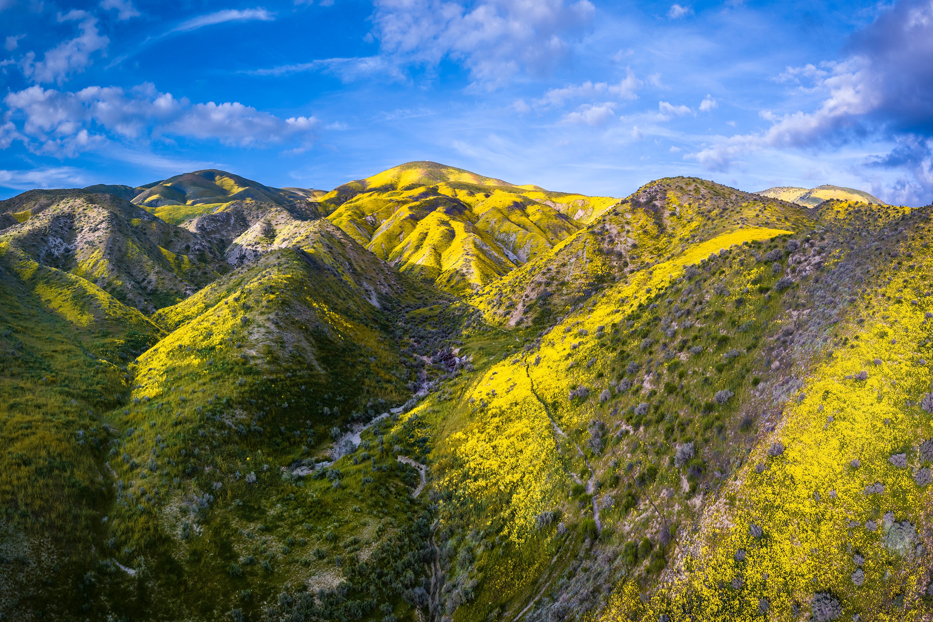 Carrizo Plain National Monument California Mountains HD Wallpaper