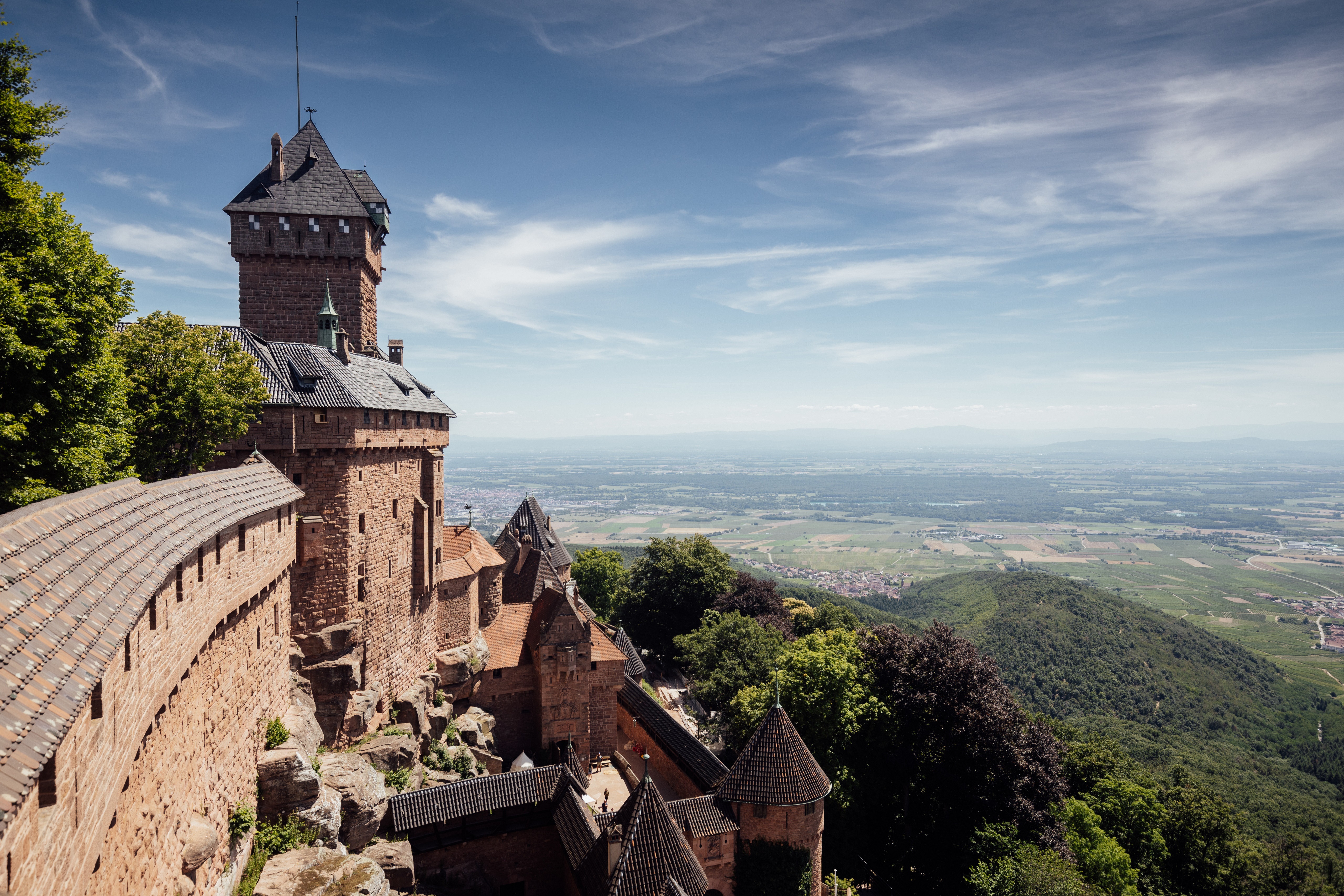 Haut-Koenigsbourg Castle in France HD Wallpaper
