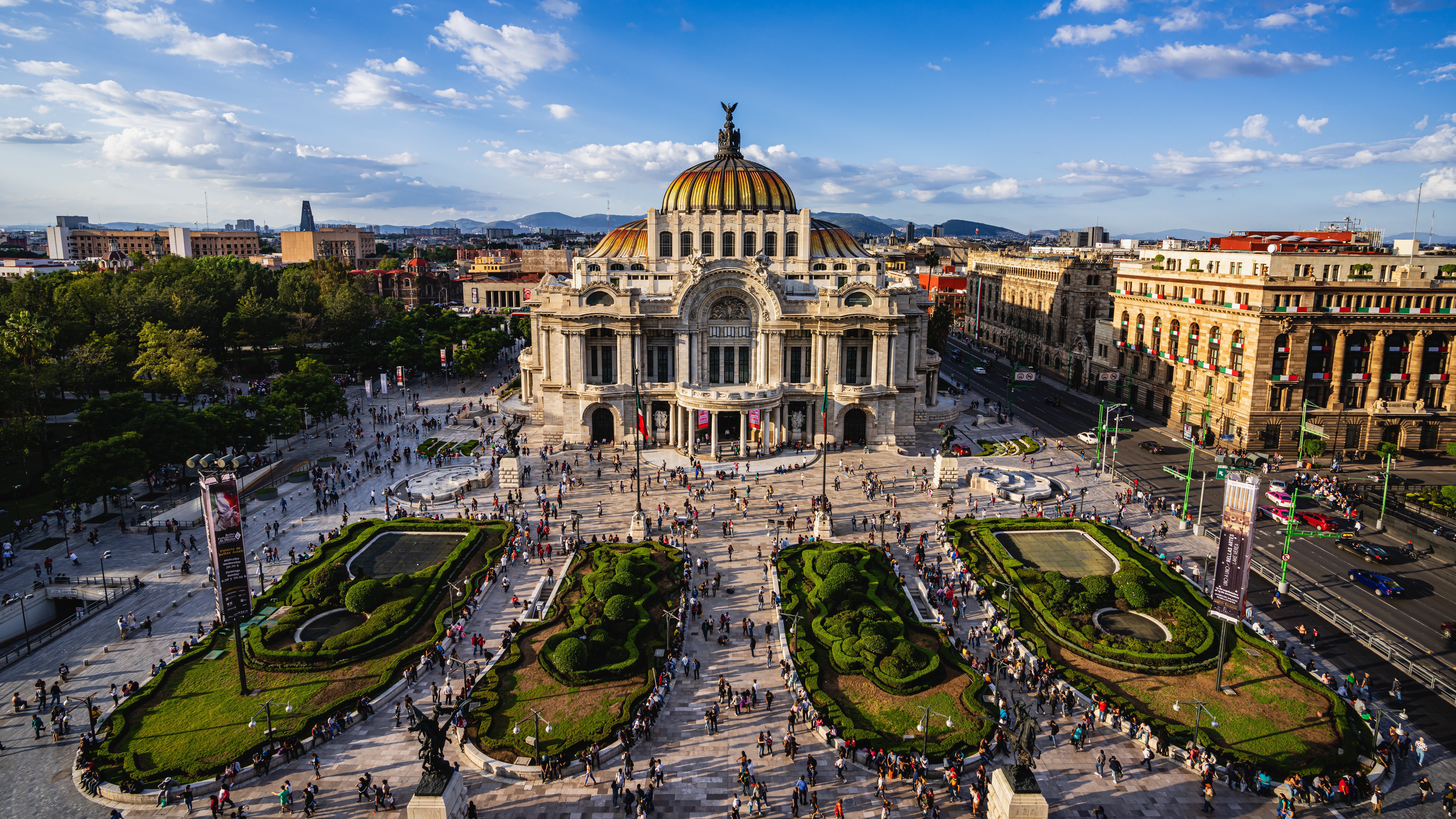 Palacio de Bellas Artes, Mexico City HD Wallpaper