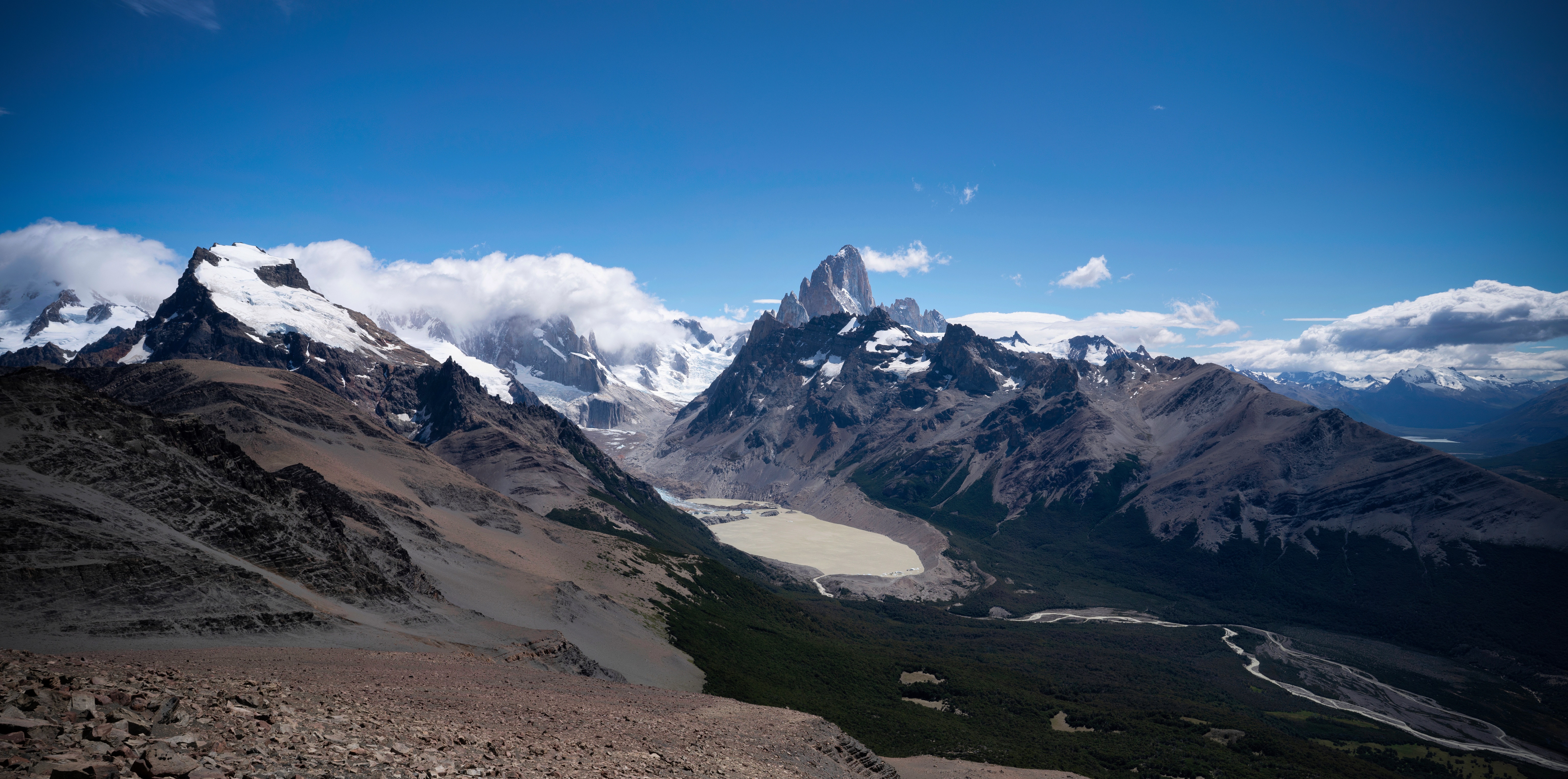 Laguna Torre, Argentina Mountains and Lake HD Wallpaper