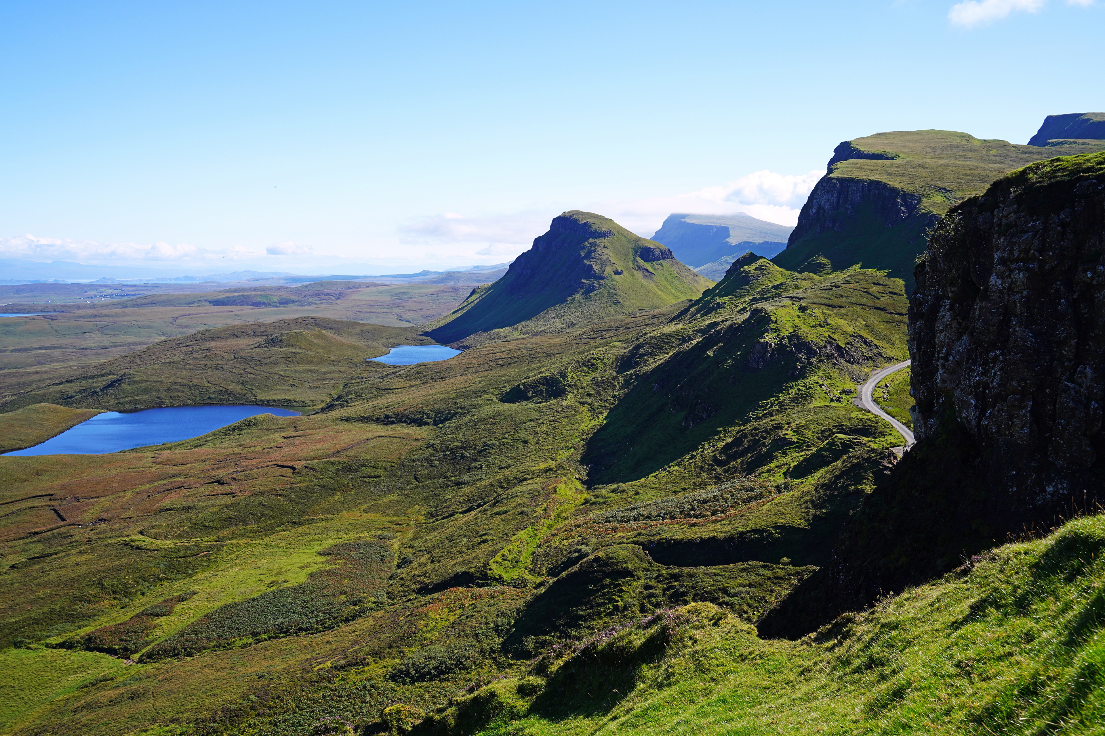 4K Isle of Skye Scotland Mountains Landscape HD Wallpaper