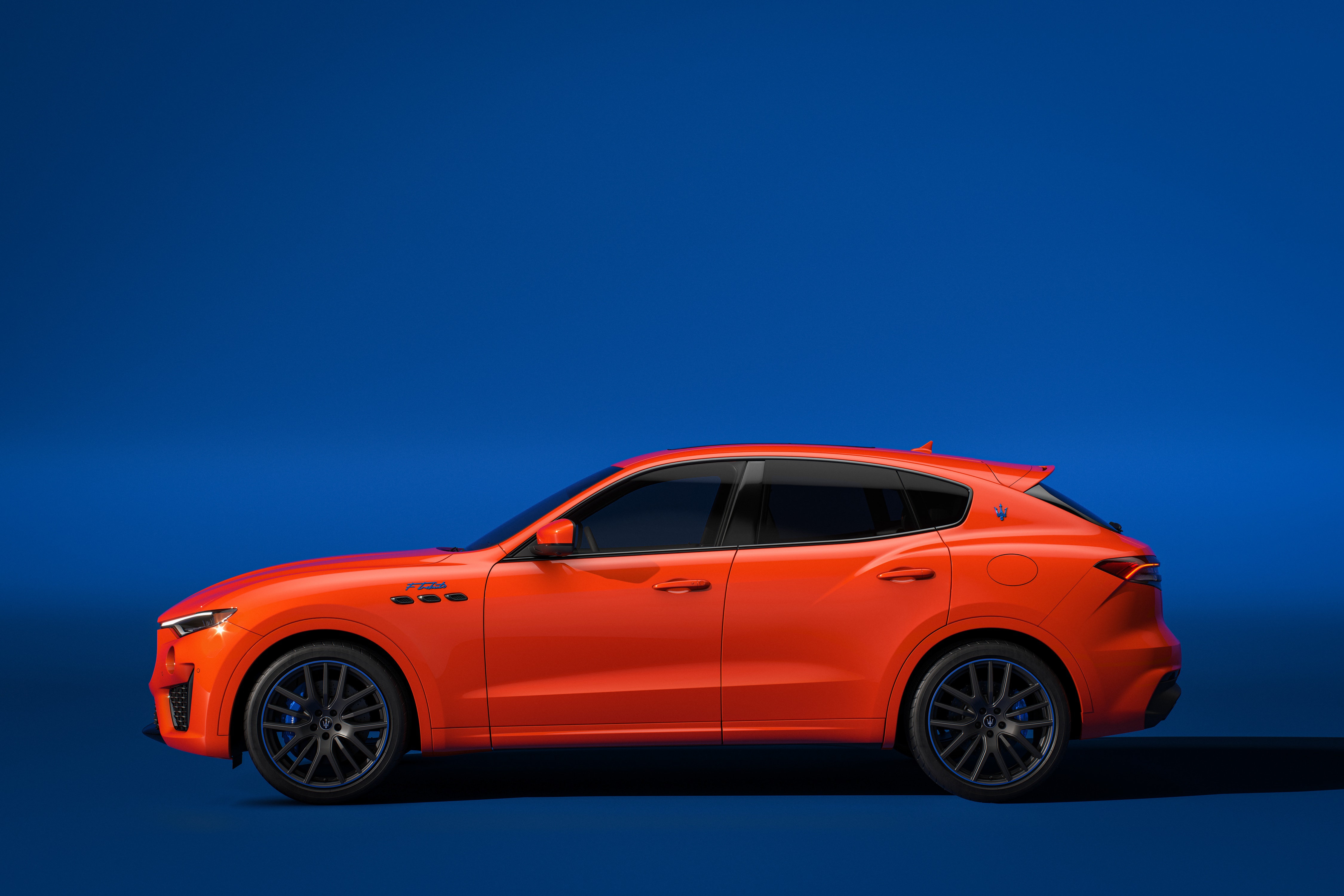 Maserati Levante FTributo in Orange Metallic HD Wallpaper