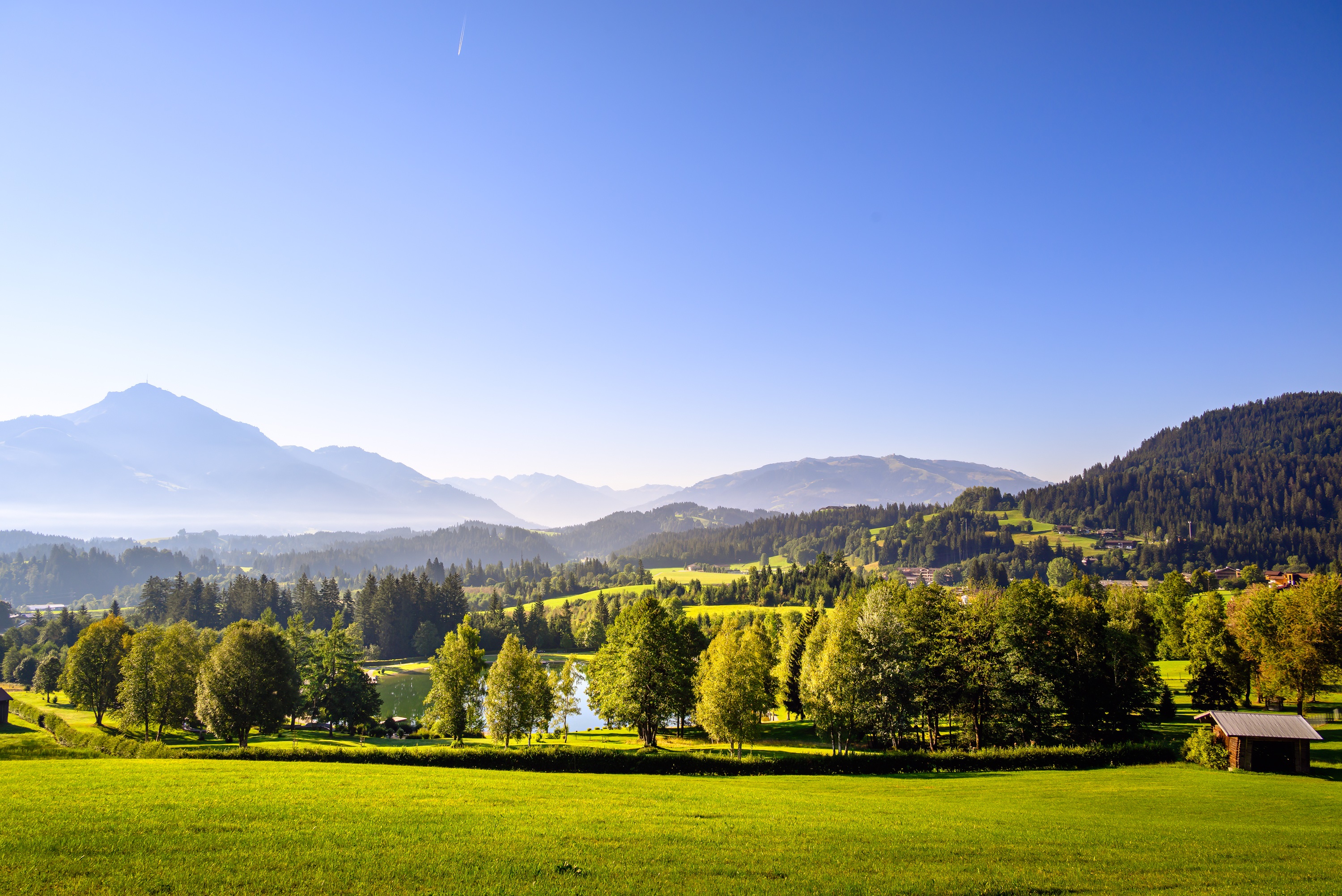 Wilder Kaiser Mountains Scenery in Austria HD Wallpaper
