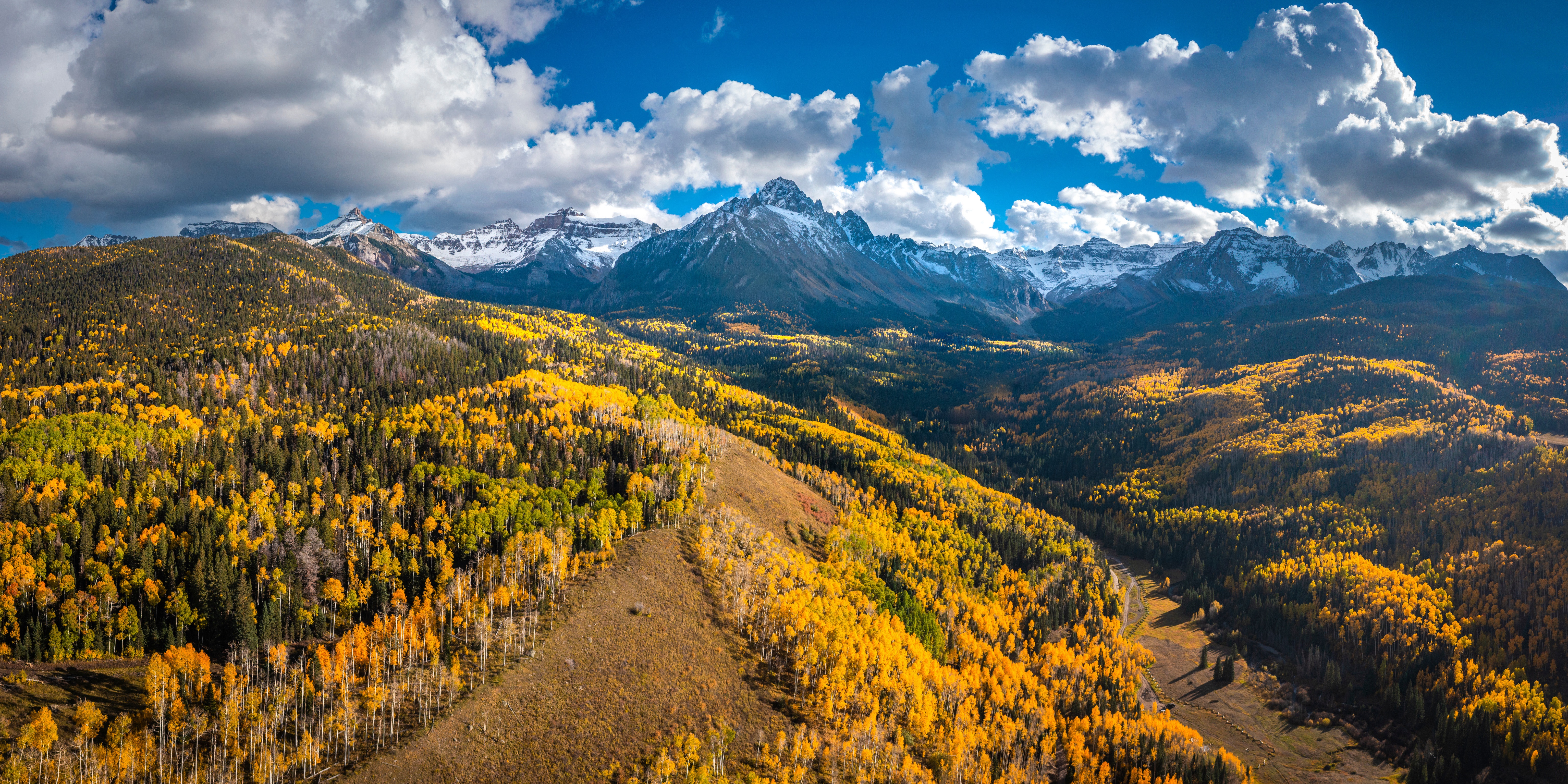 Autumn Mountains and Forests in Colorado, USA HD Wallpaper