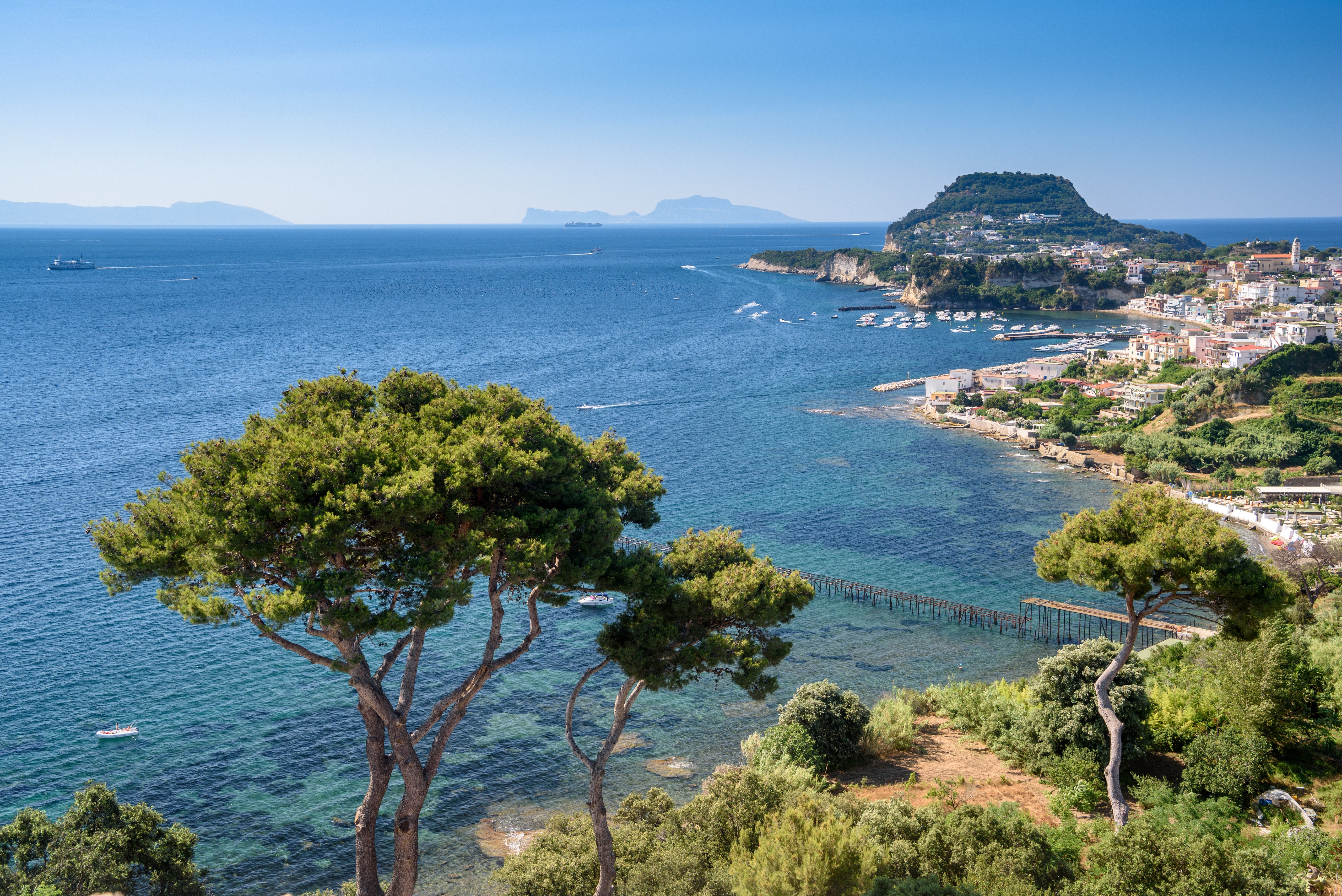 Coastal Town in Campania, Italy HD Wallpaper