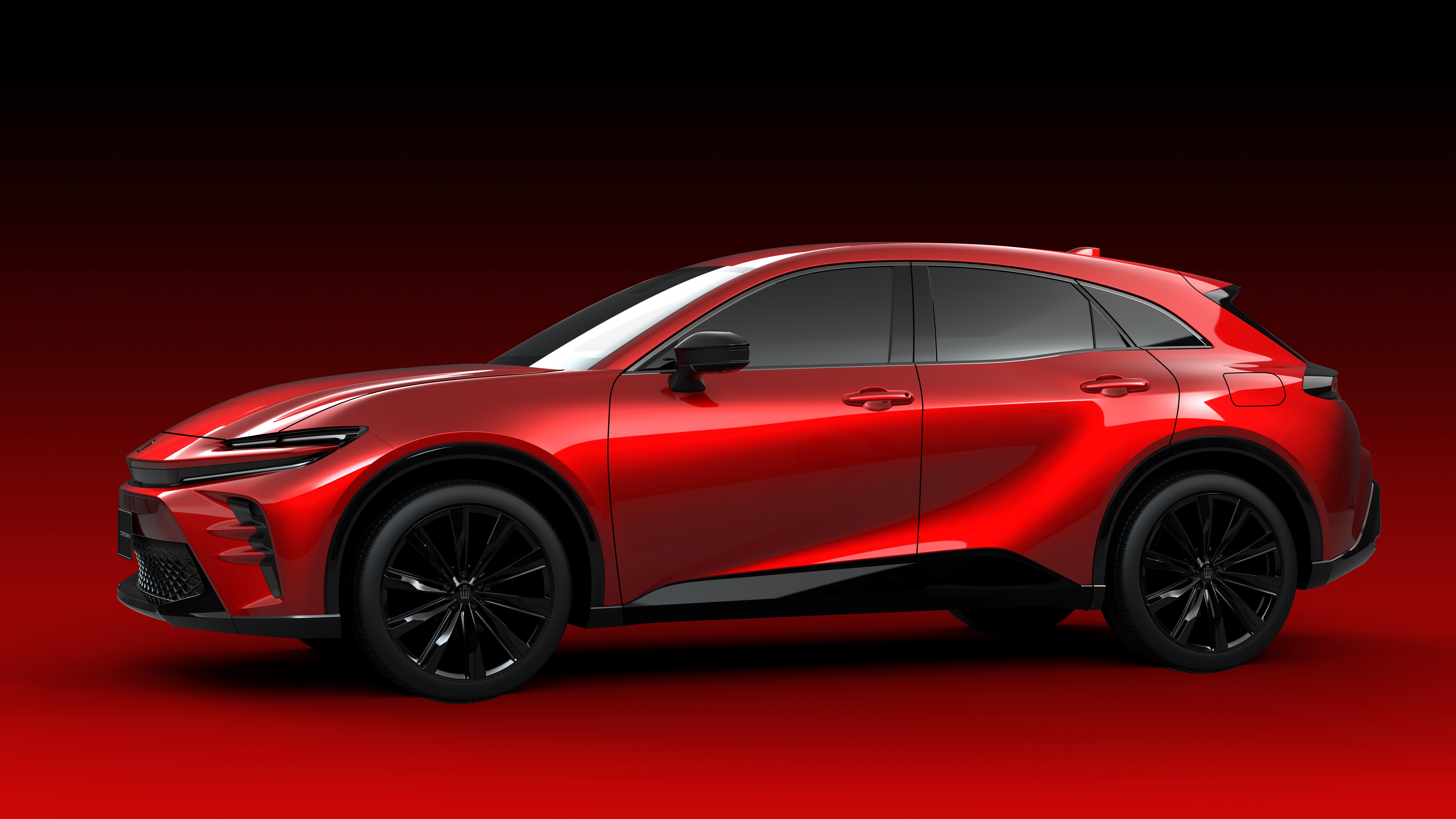 Toyota Crown Sport Prototype 2022 Metallic Red HD Wallpaper