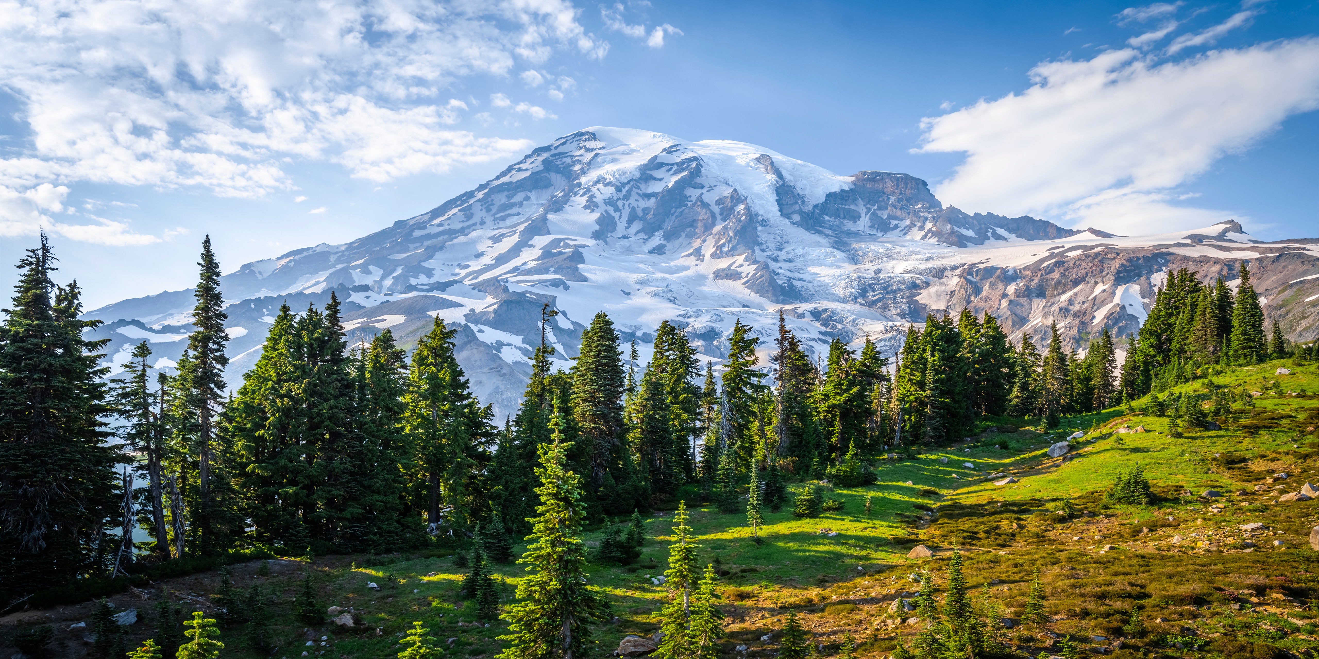 Mount Rainier National Park, Washington, USA HD Wallpaper