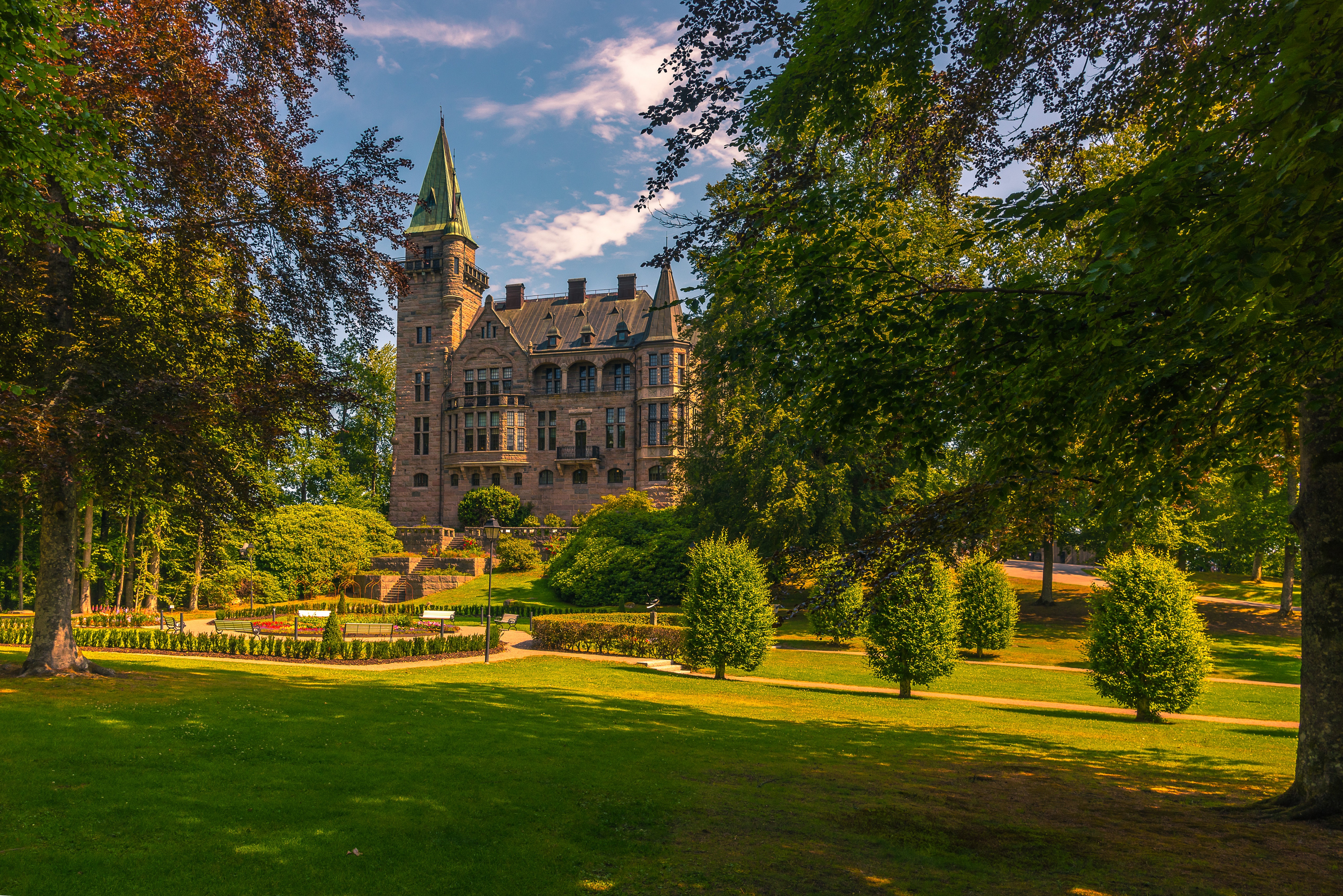 Teleborg Castle in Vaxjo, Sweden HD Wallpaper