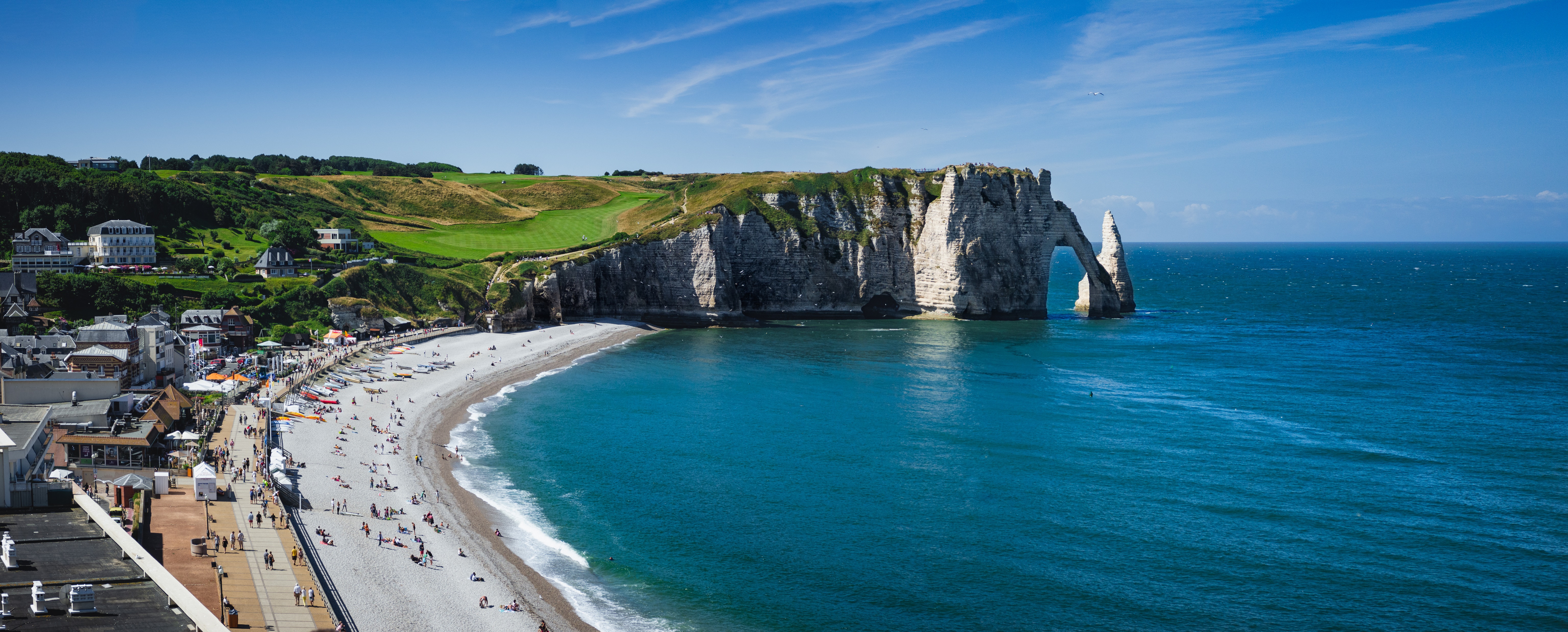 Etretat France Coast Sea Beach Cliff HD Wallpaper