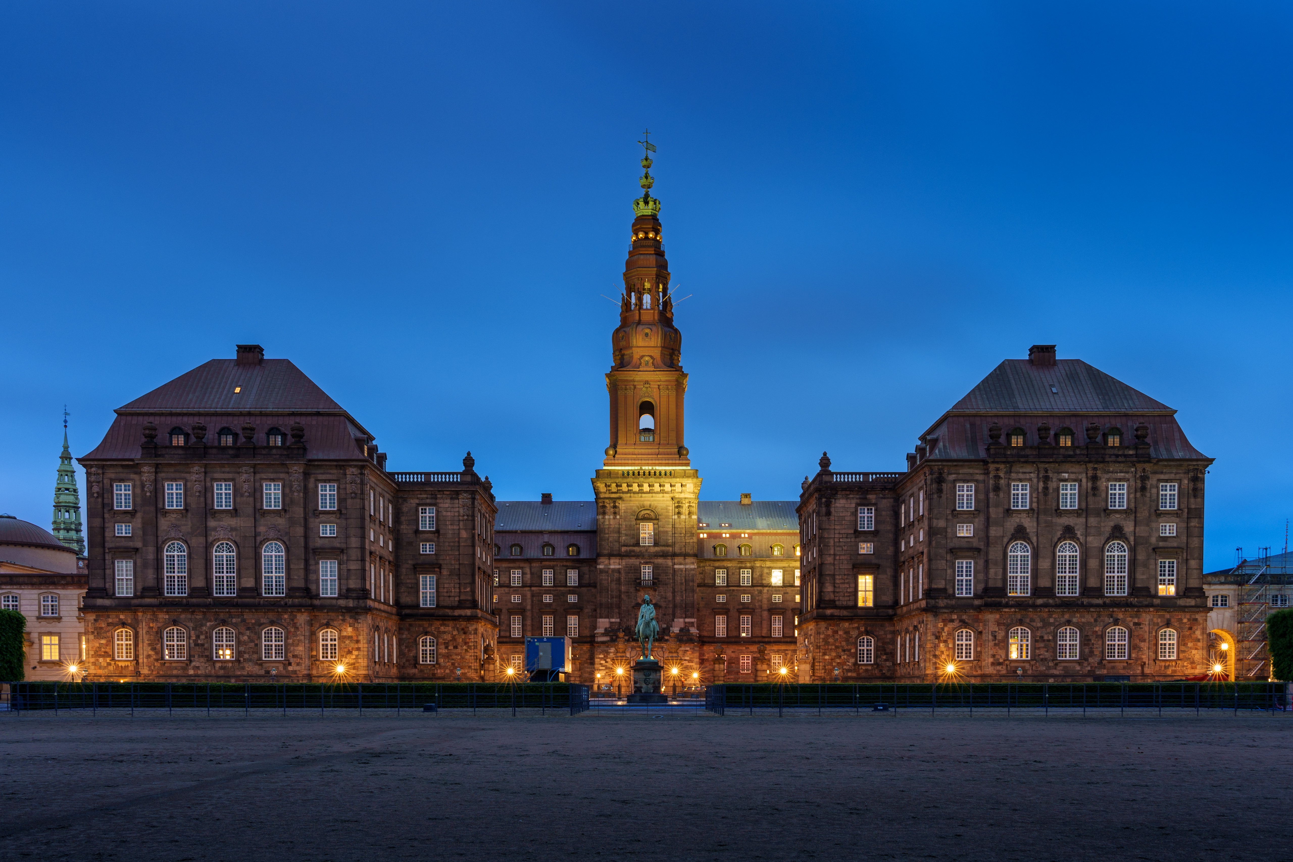 Christiansborg Palace in Copenhagen, Denmark HD Wallpaper