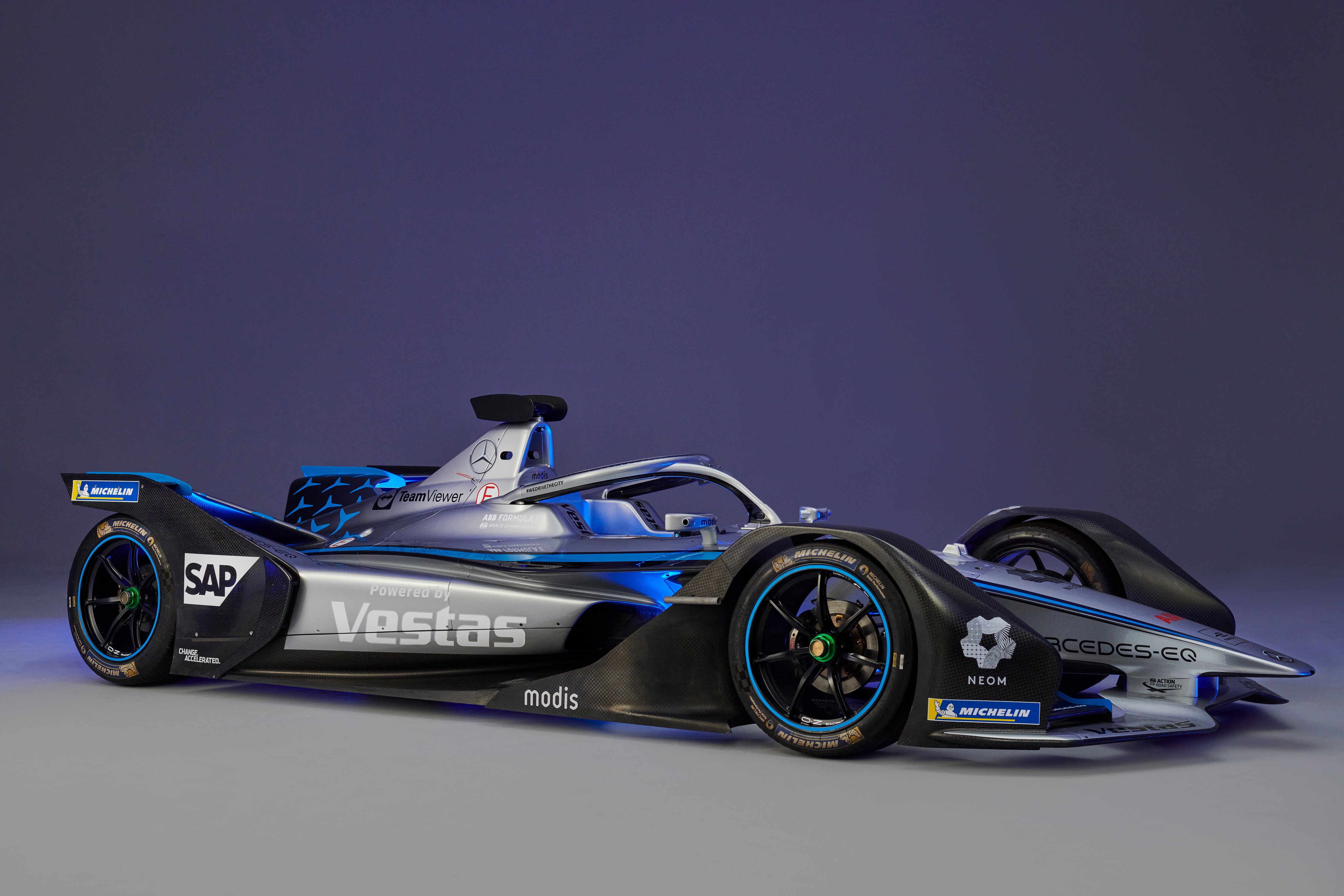 Mercedes-Benz EQ Silver Arrow 02 Formula E race car HD Wallpaper
