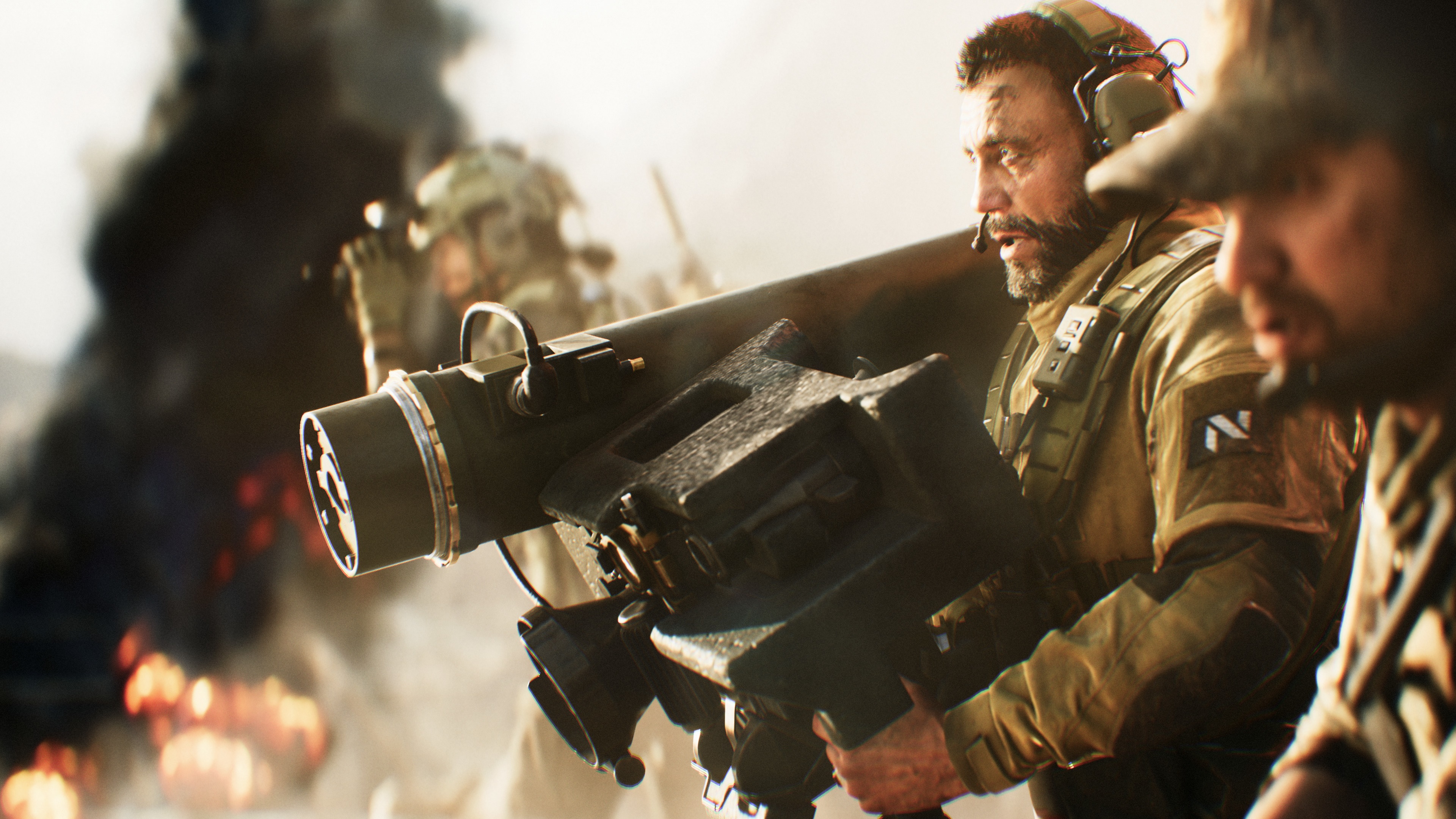 Soldiers with rocket launcher in Battlefield 2042 HD Wallpaper