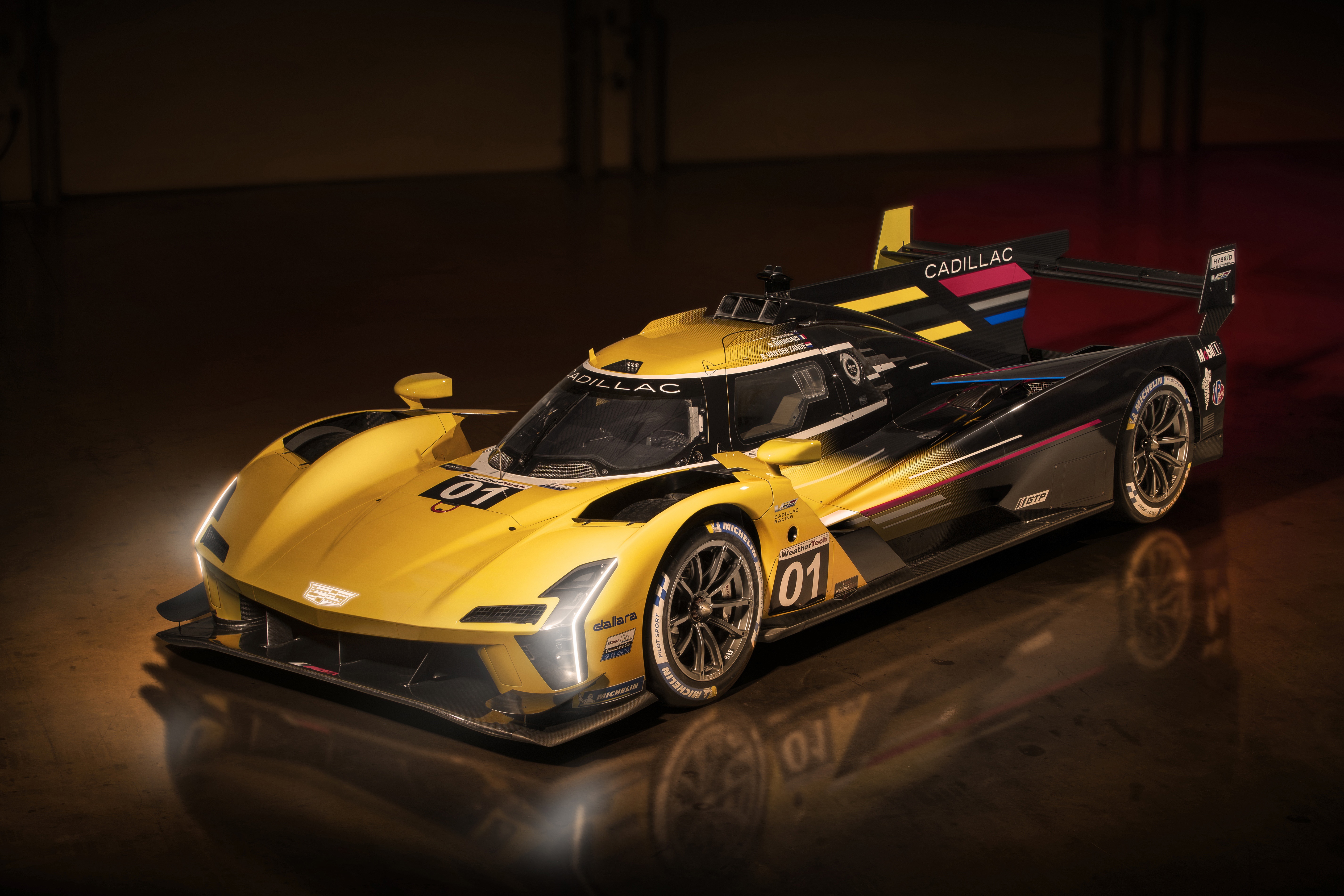 Cadillac V-Series.R LMDh race car HD Wallpaper